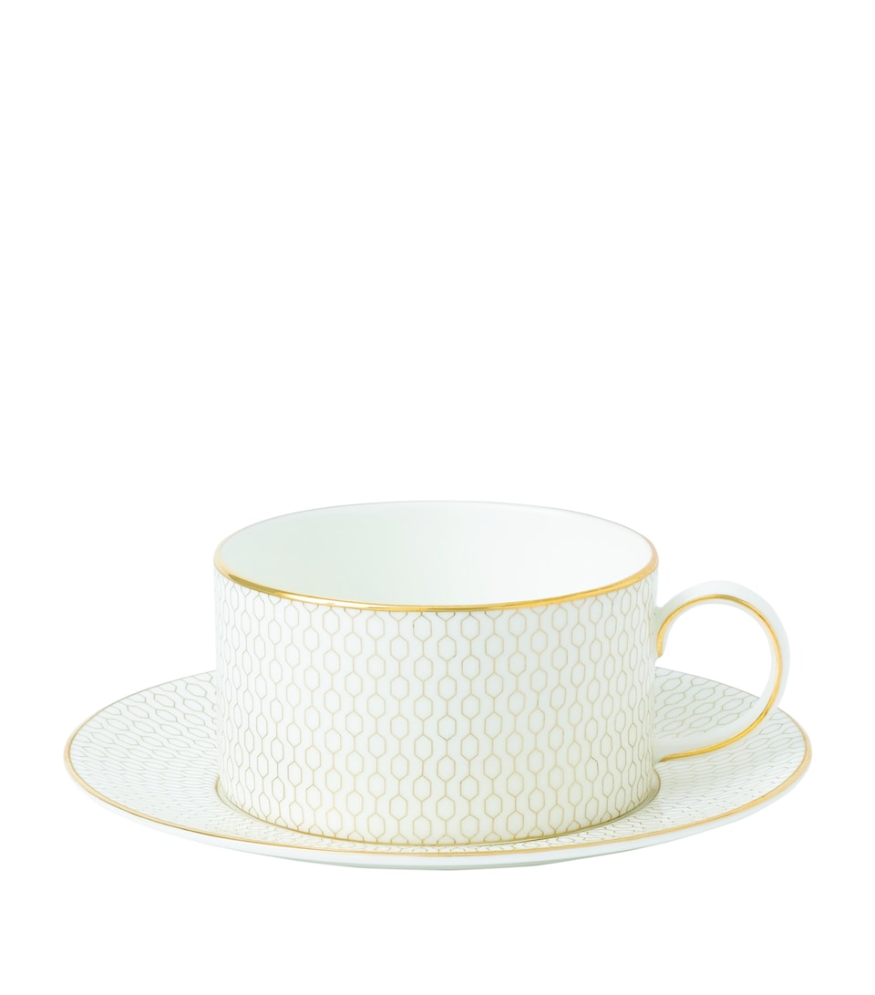 Gio Gold Teacup and Saucer