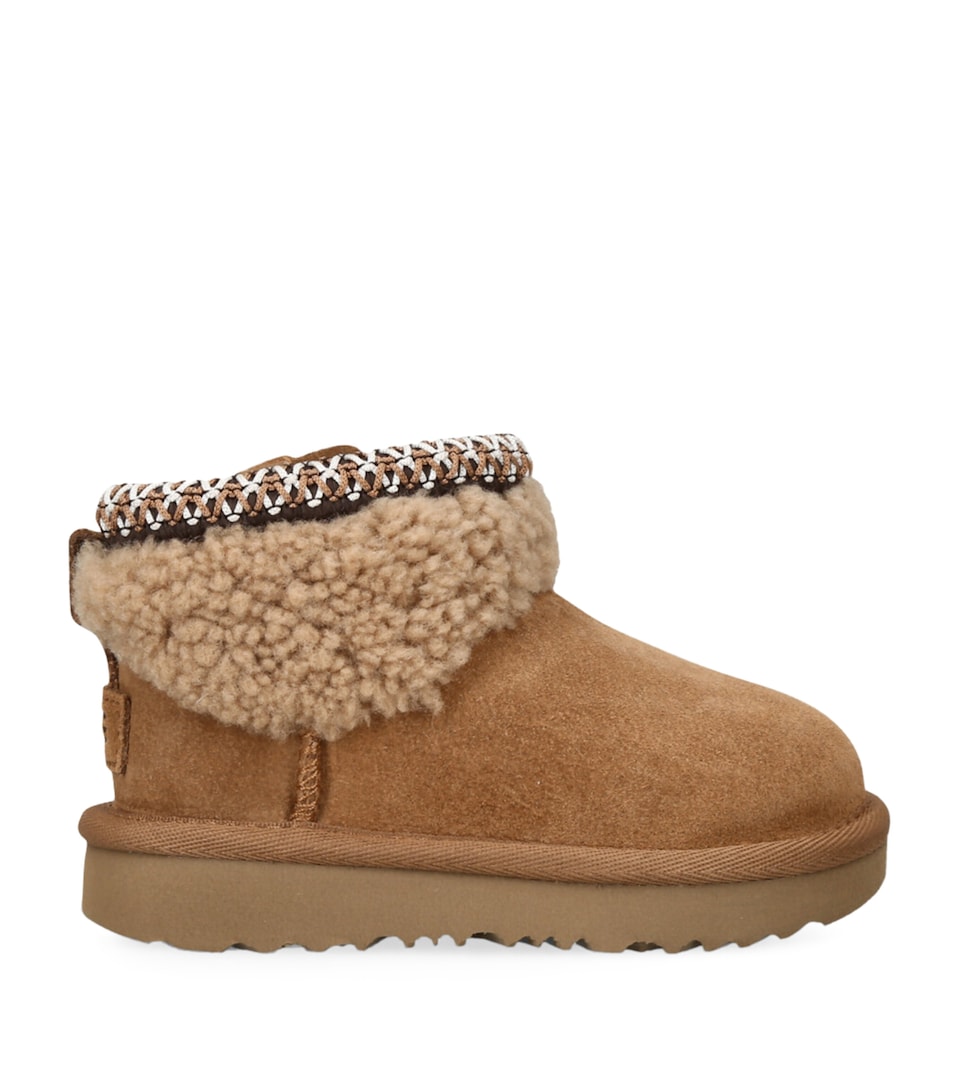 Suede Classic Ultra Mini Curly Boots