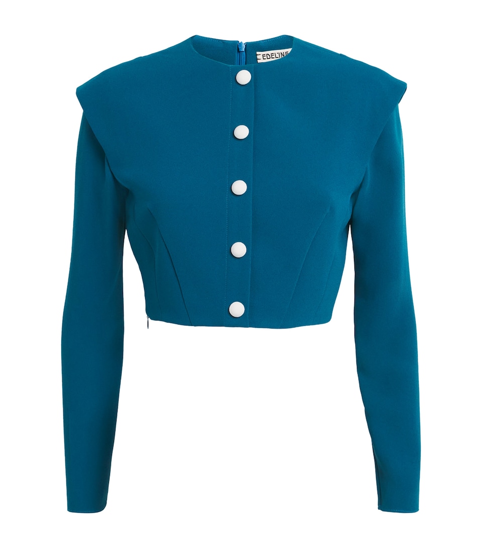 Georgette Cropped Jab Jacket