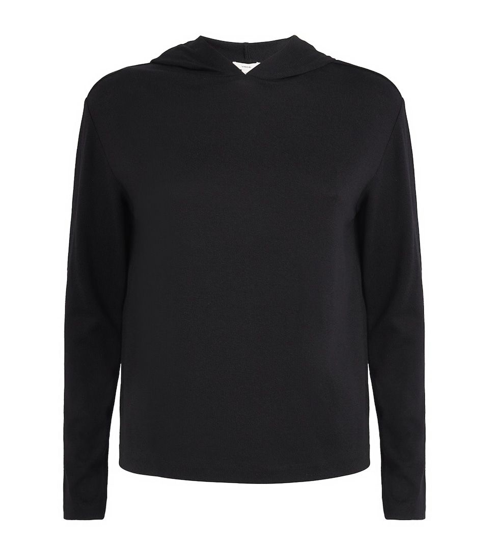 Vince Womens Lounge Hoodie Black