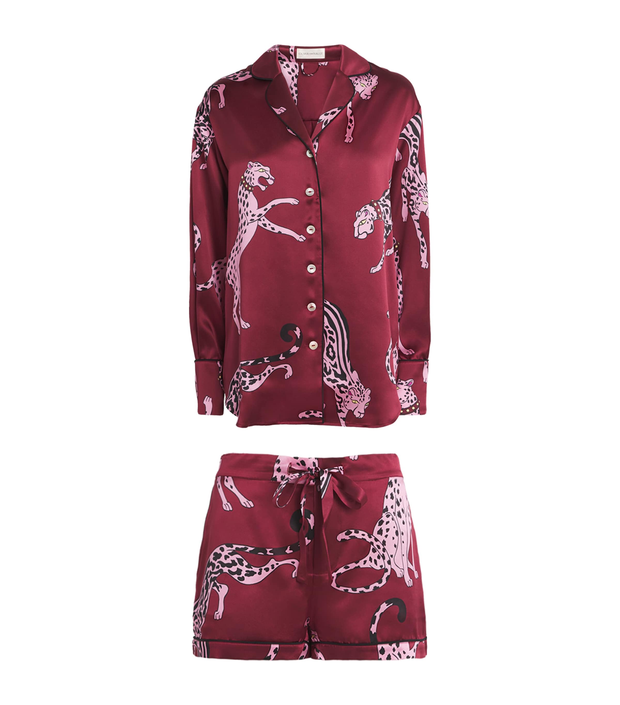 Silk Cheetah Alba Pyjama Set