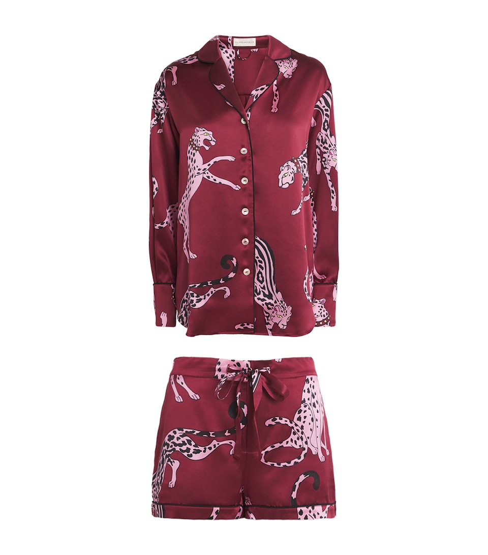 Silk Cheetah Alba Pyjama Set