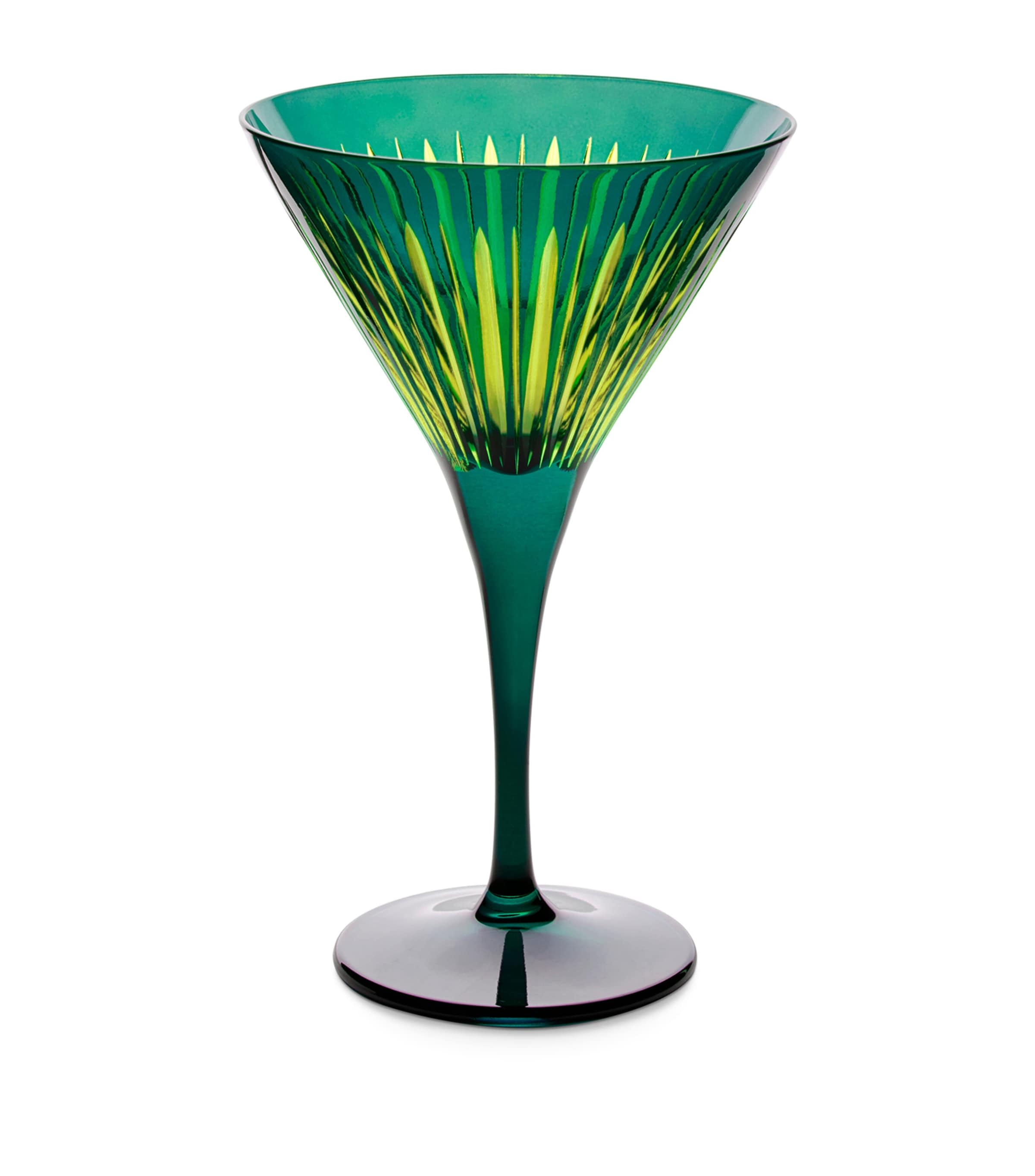 L'Objet Prism Martini Glasses (Set of 4) Green