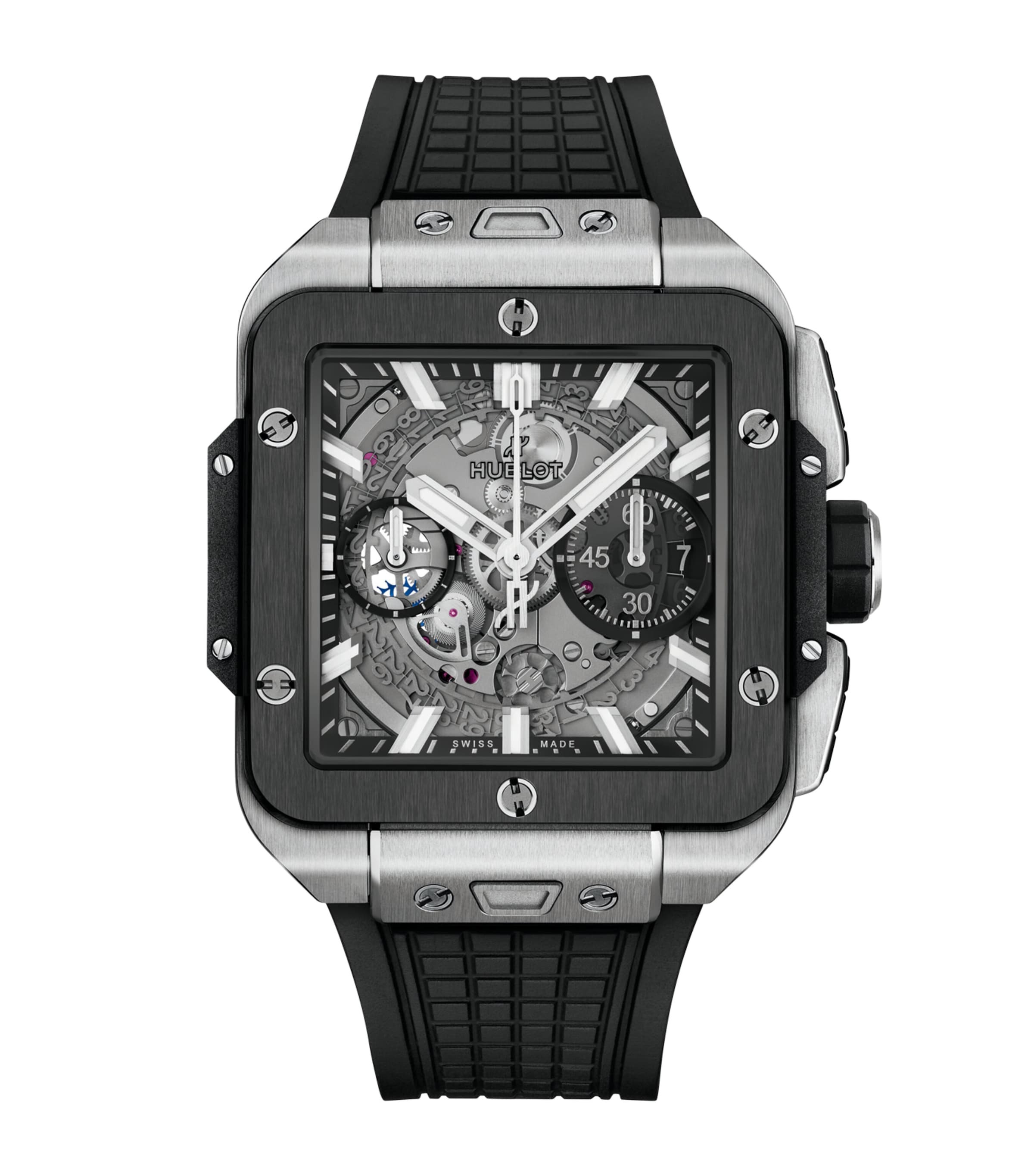 Titanium and Ceramic Square Bang Unico Watch 42mm