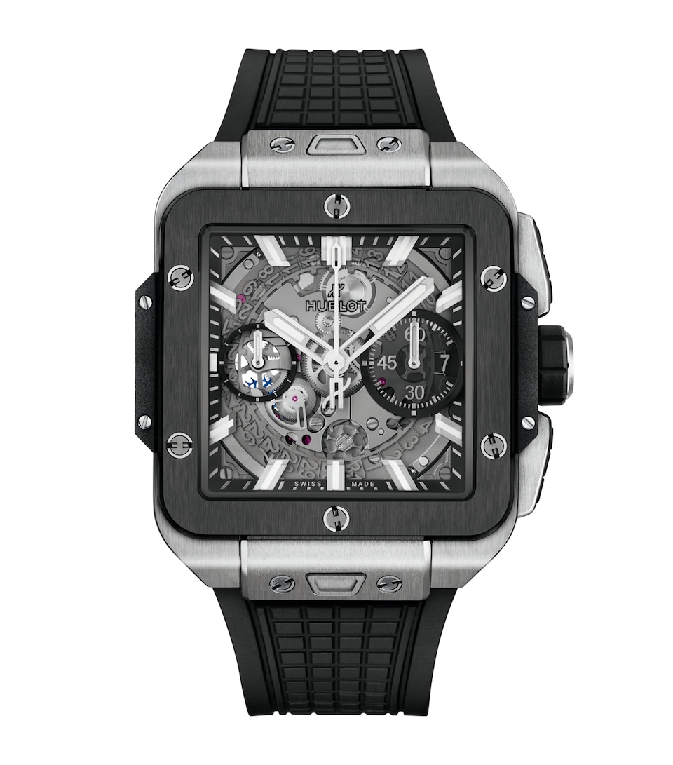 Titanium and Ceramic Square Bang Unico Watch 42mm