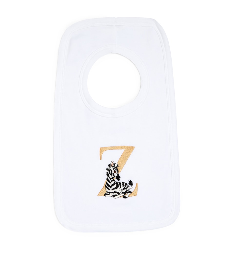 Cotton 'Z' Monogram Bib