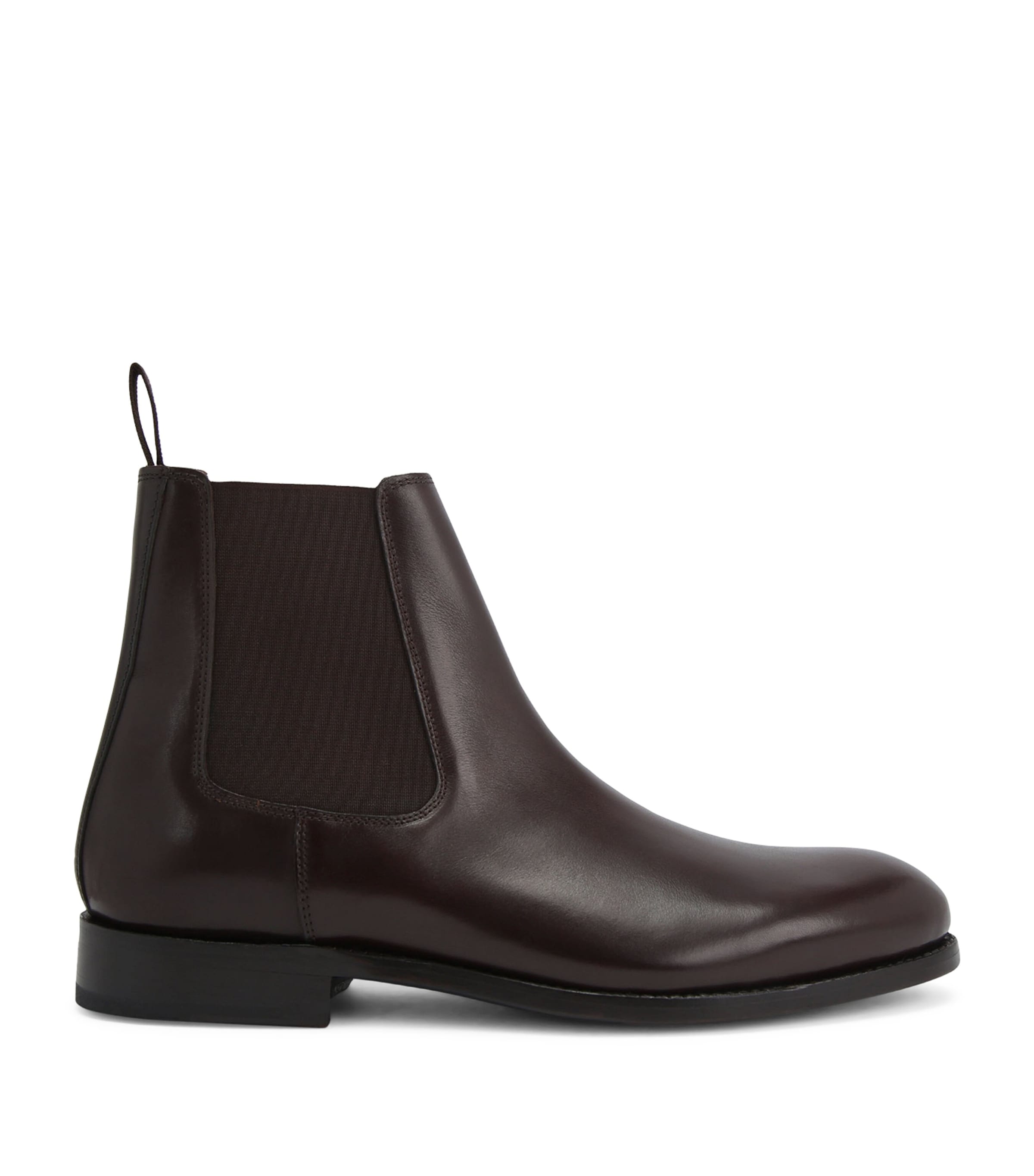 Kurt Geiger London Leather Sloane Chelsea Boots Dark Brown