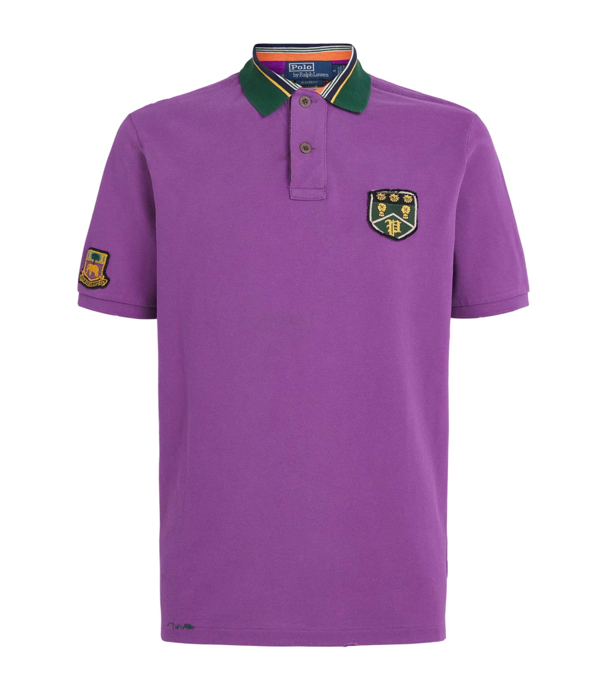 Polo Ralph Lauren Mens Cotton Crest Polo Shirt Paloma Purple