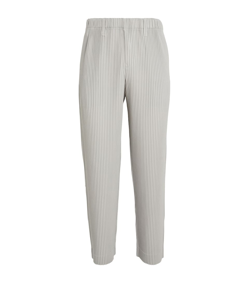 Pleated Slim Trousers