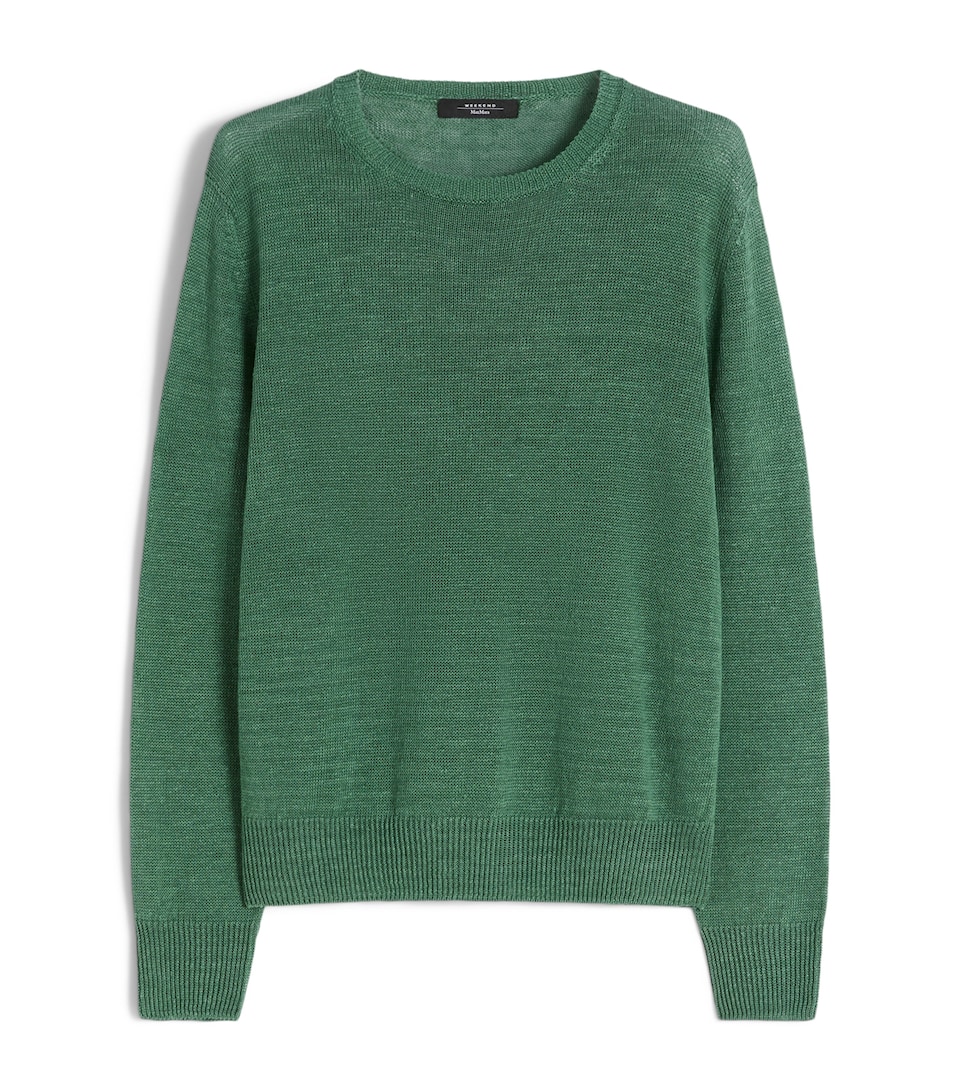 Linen Crew-Neck Sweater