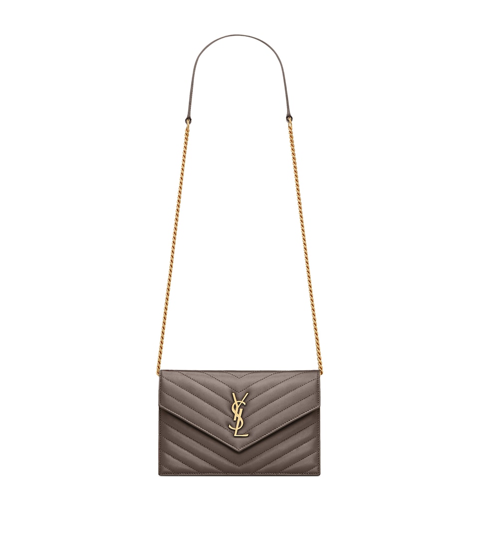 Leather Envelope Chain Wallet