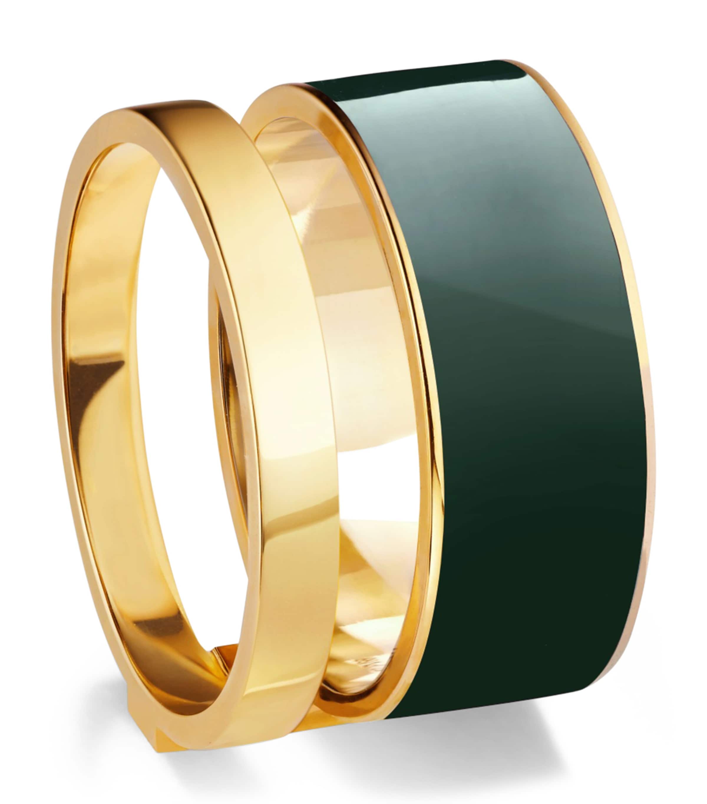 Repossi Yellow Gold 2-Band Berbere Ring Pink Gold