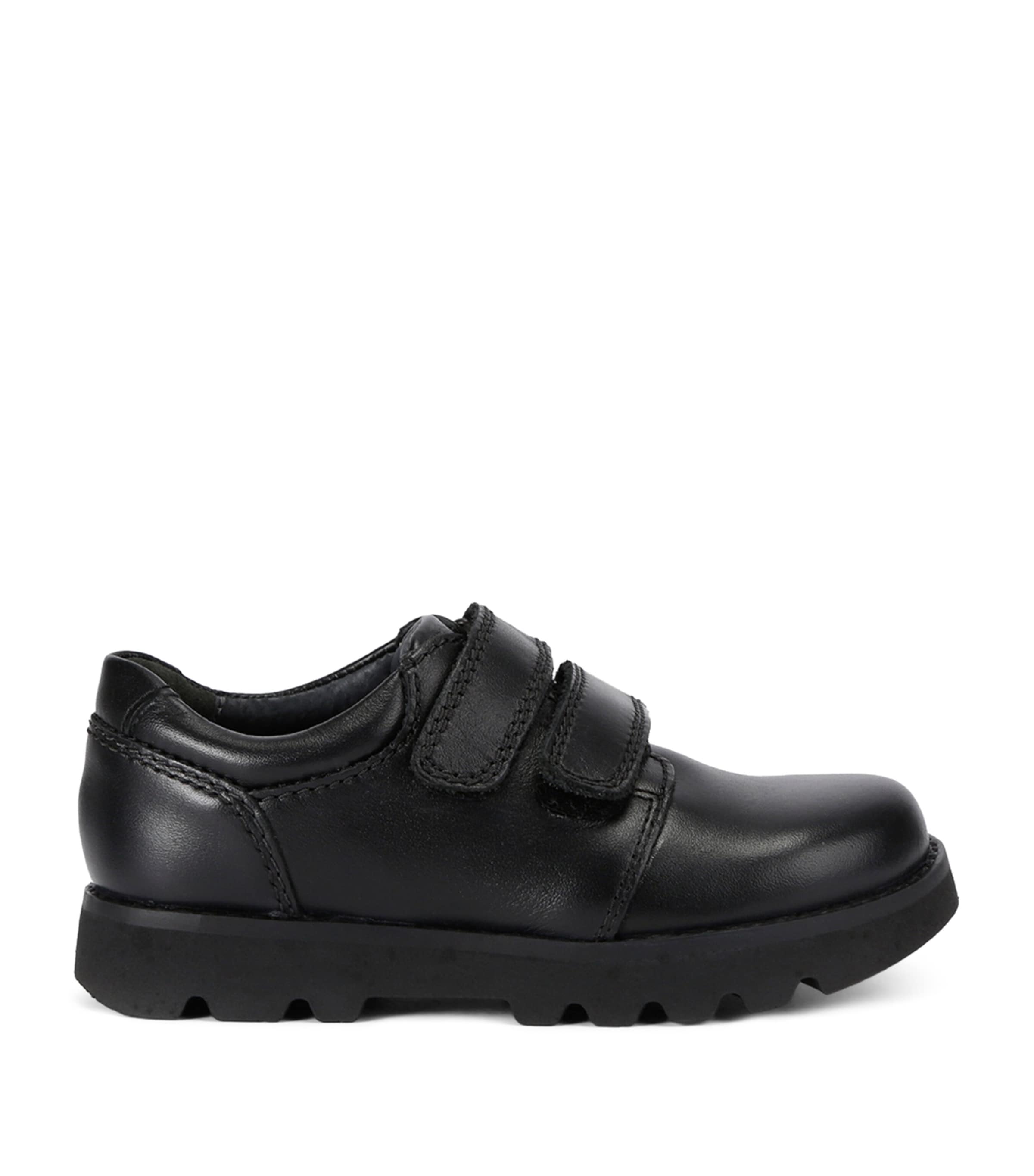 Start-Rite Polished Leather Parker School Shoes Black