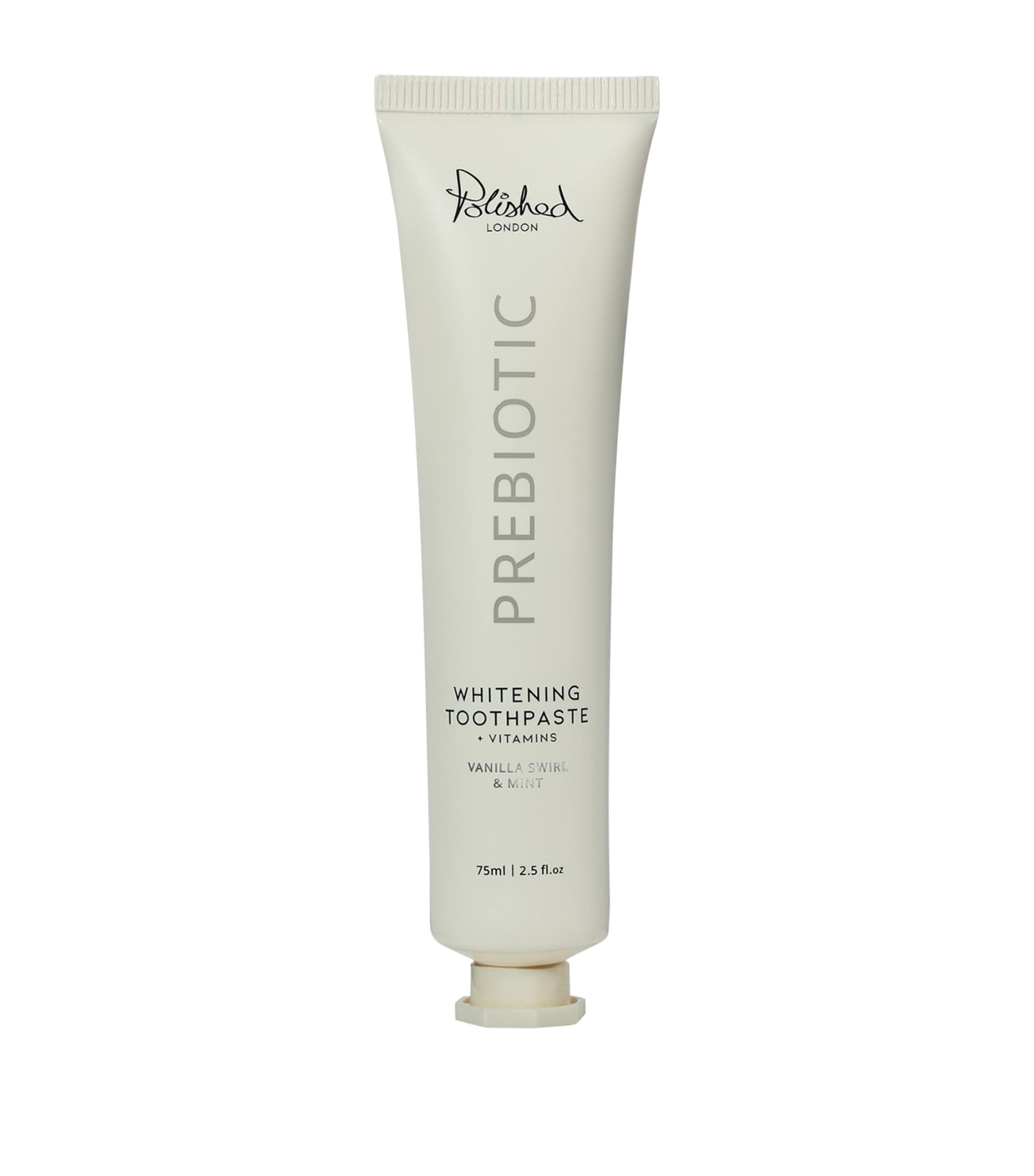 Polished London Vanilla Prebiotic Whitening Toothpaste (75ml) No Gender