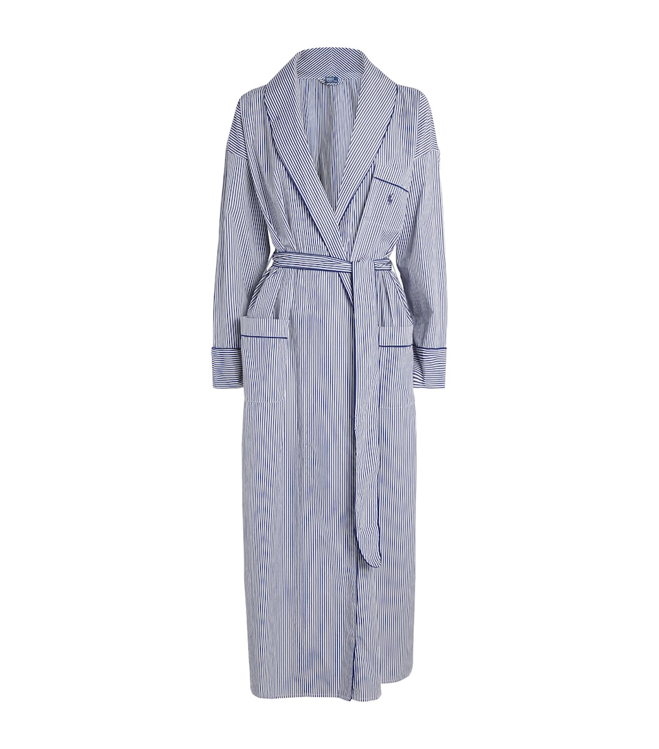 Cotton Stripe Robe