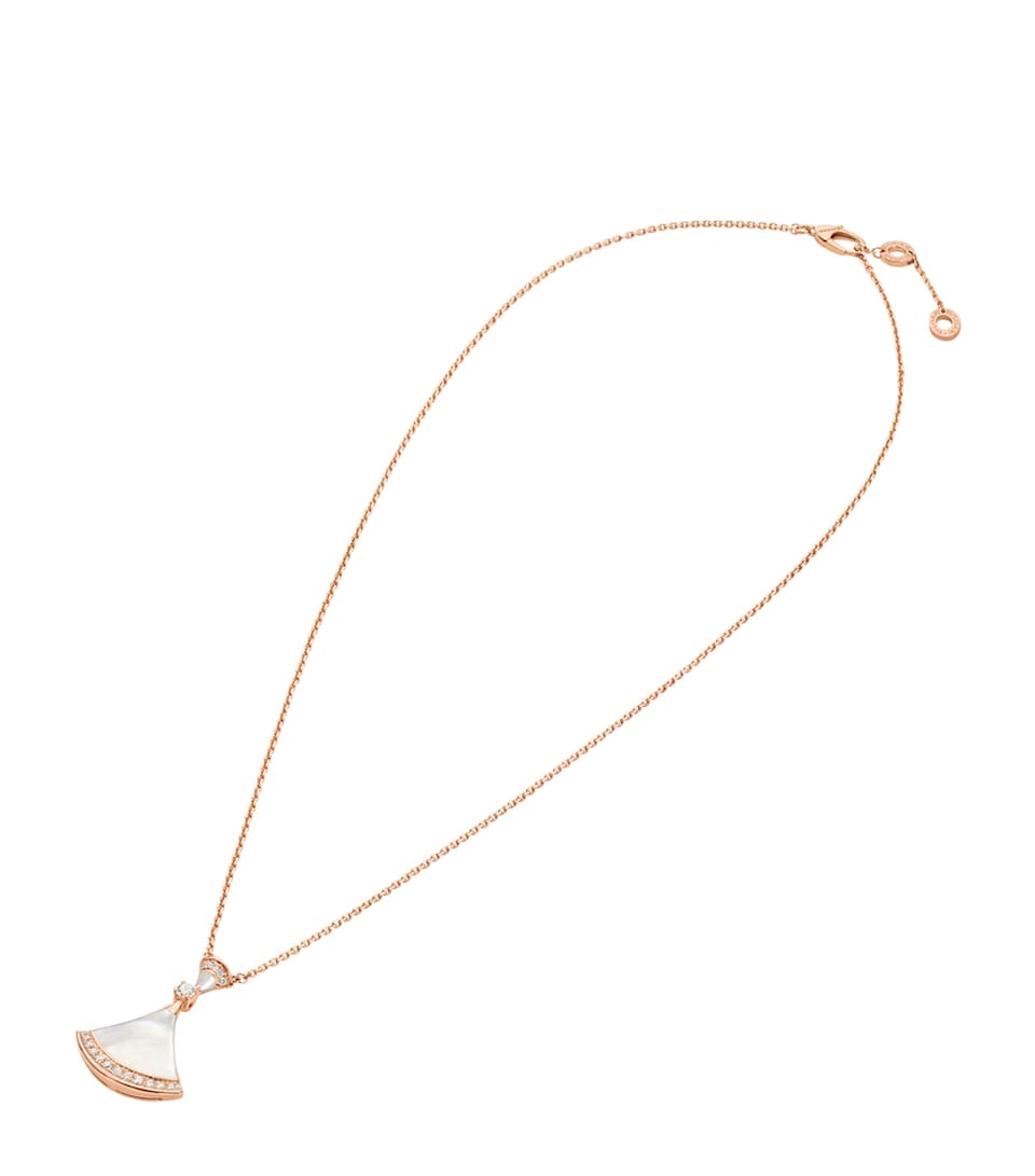 Rose Gold, Mother-of-Pearl and Diamond Divas' Dream Necklace