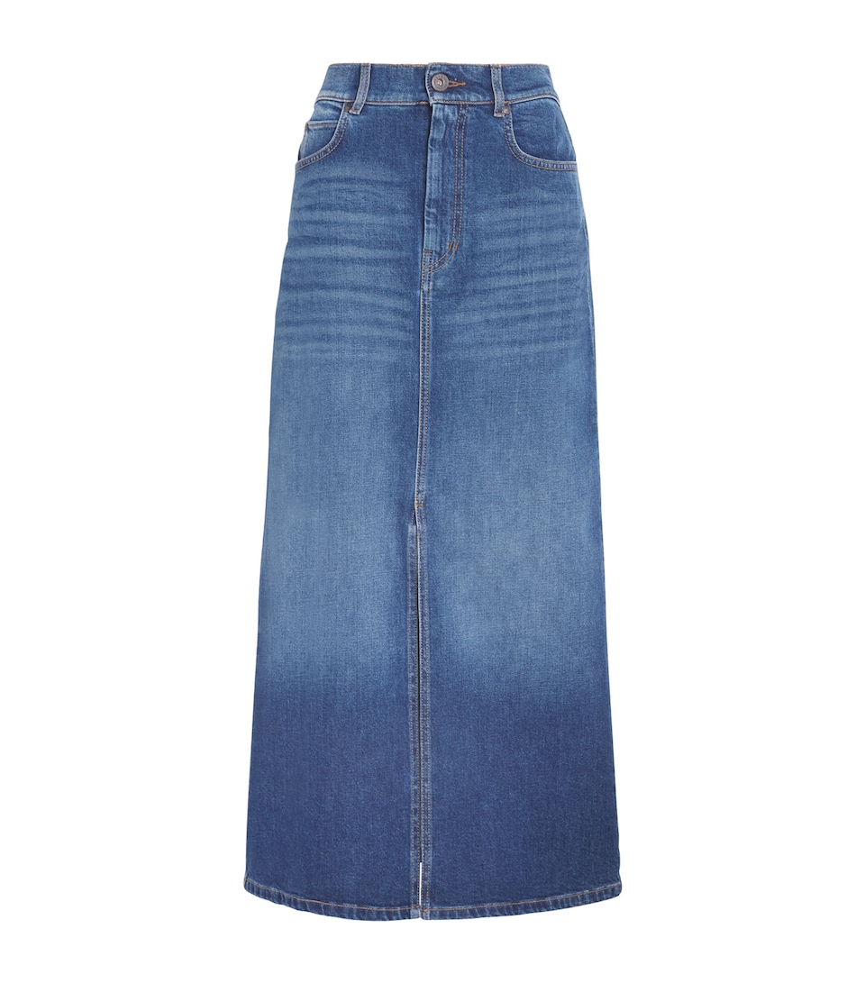 Denim Maxi Skirt