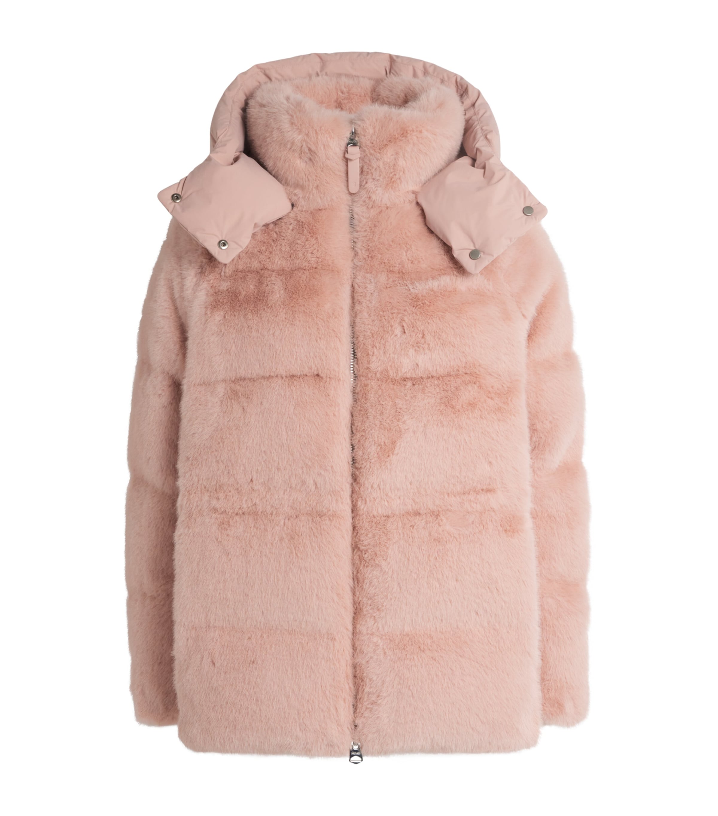 Faux Fur-Trim Cassidy Coat