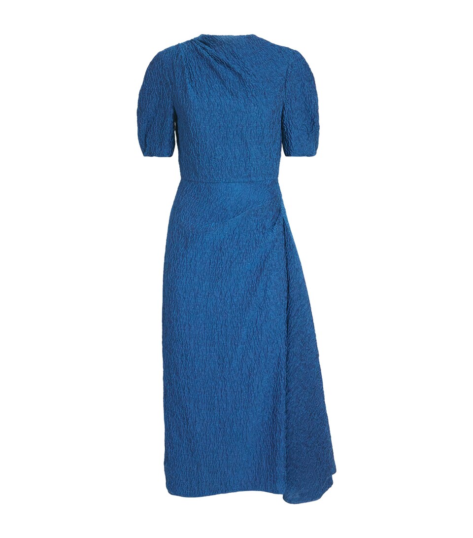 Organza Cloque Midi Dress