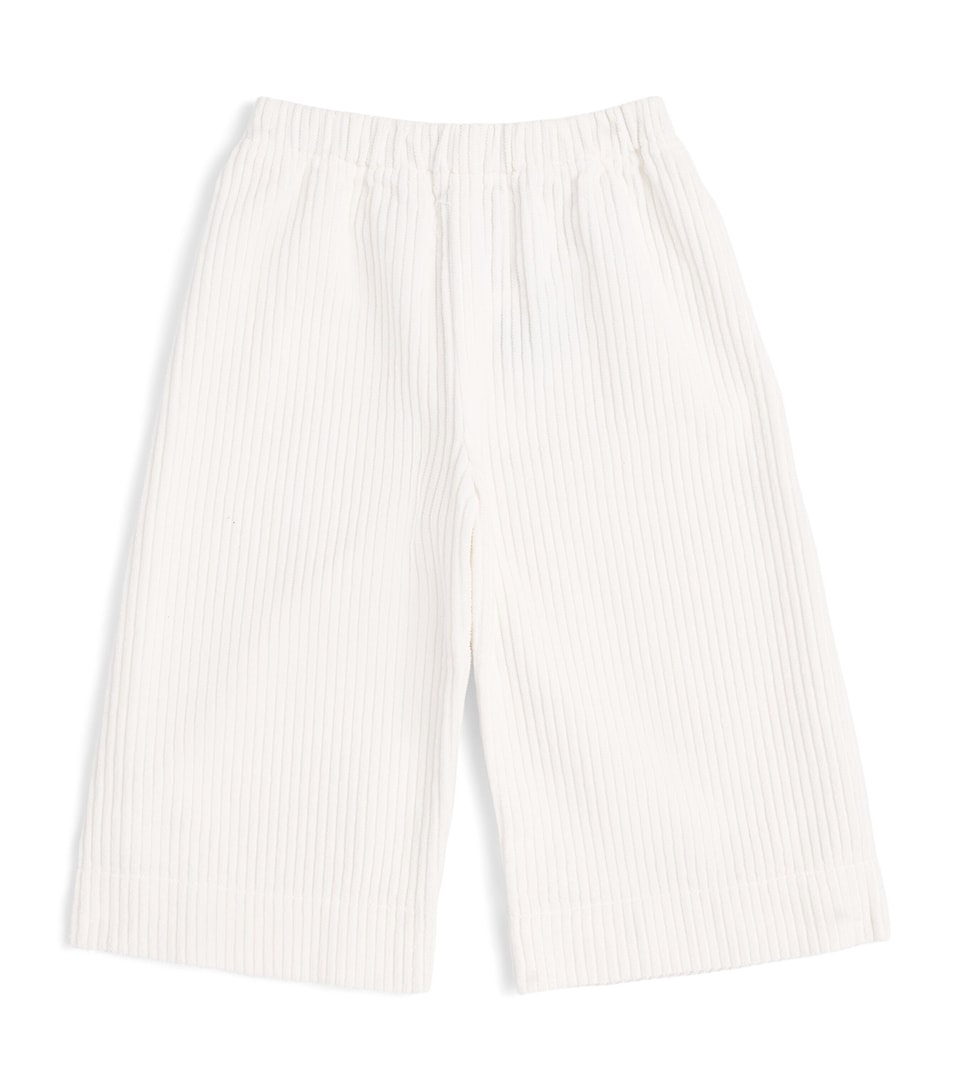 Il Gufo Corduroy Wide-Leg Trousers (6-36 Months) Milk