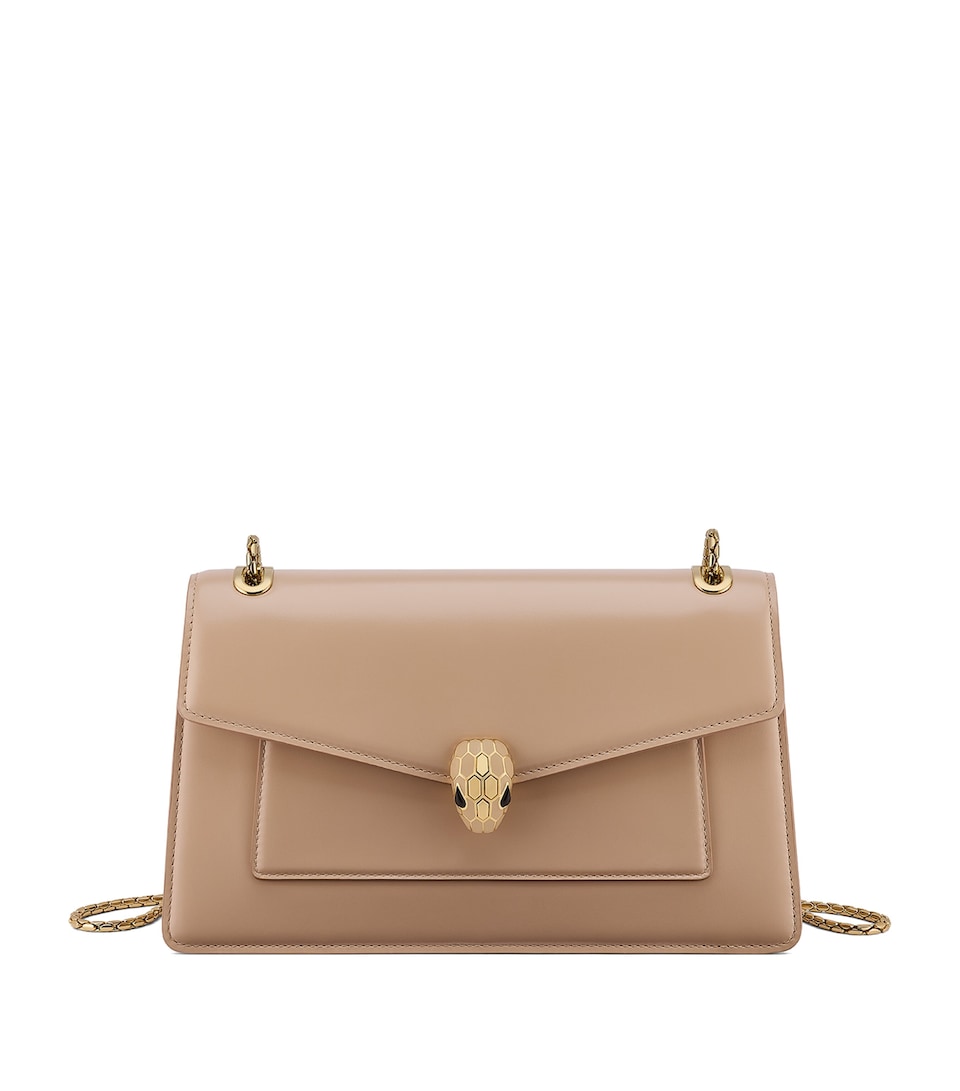 Leather Serpenti Forever Shoulder Bag