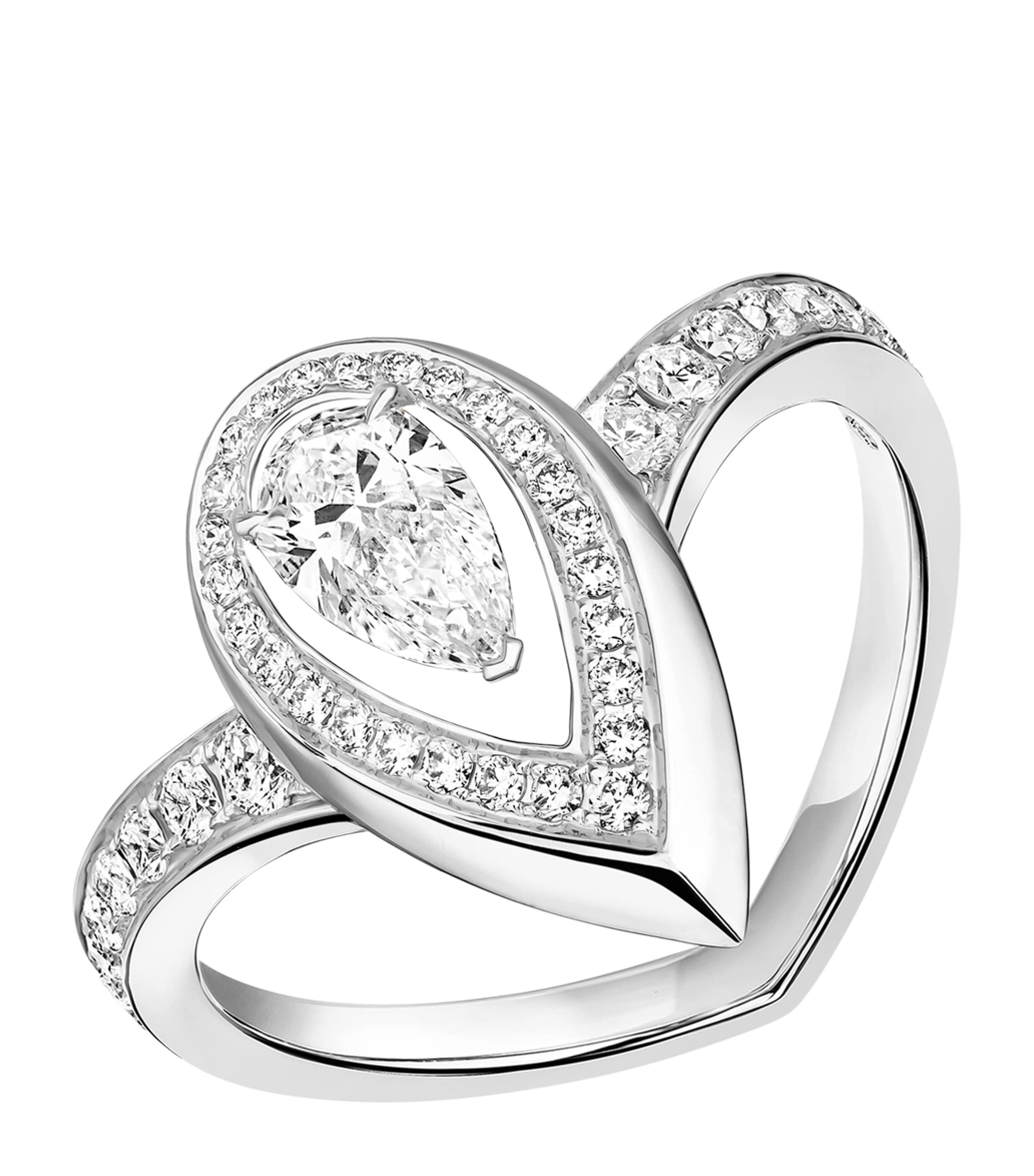 Messika Fiery Medium White Gold and Diamond Ring White Gold