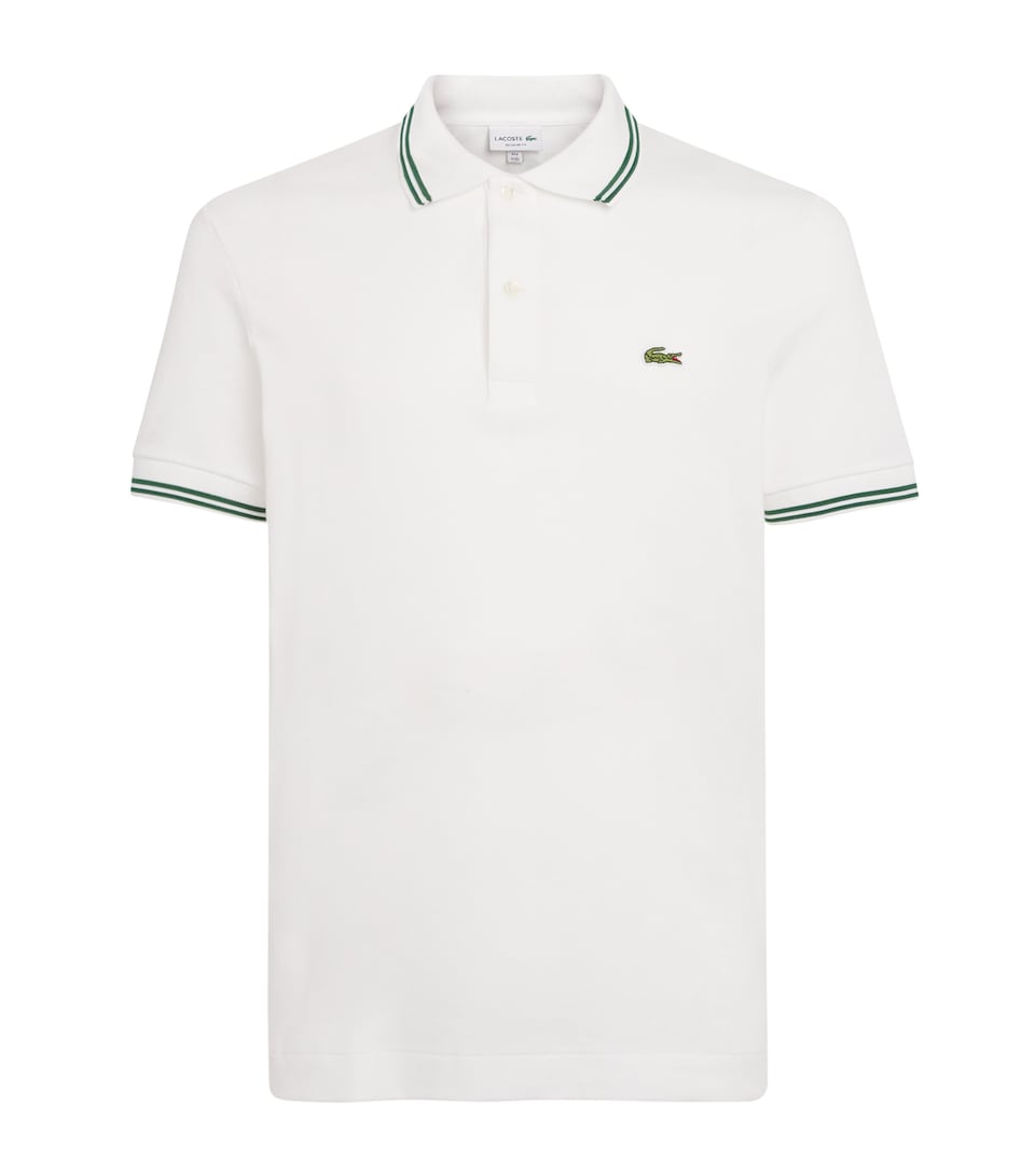 Lacoste Mens Cotton Original Polo Shirt White