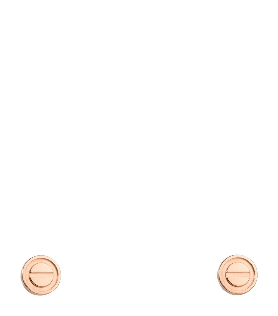 Rose Gold LOVE Stud Earrings