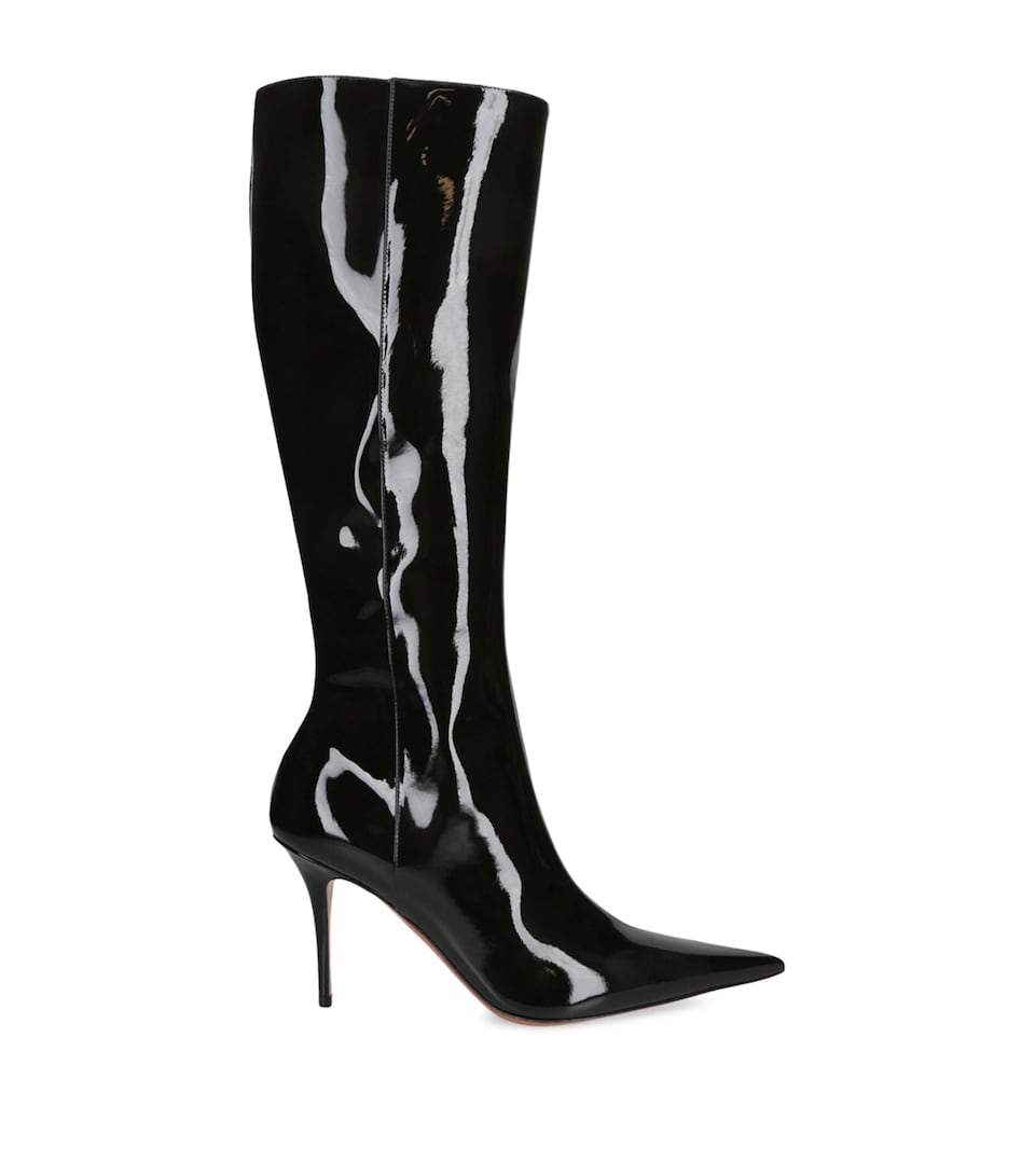 Patent Leather Barbara Boots 90
