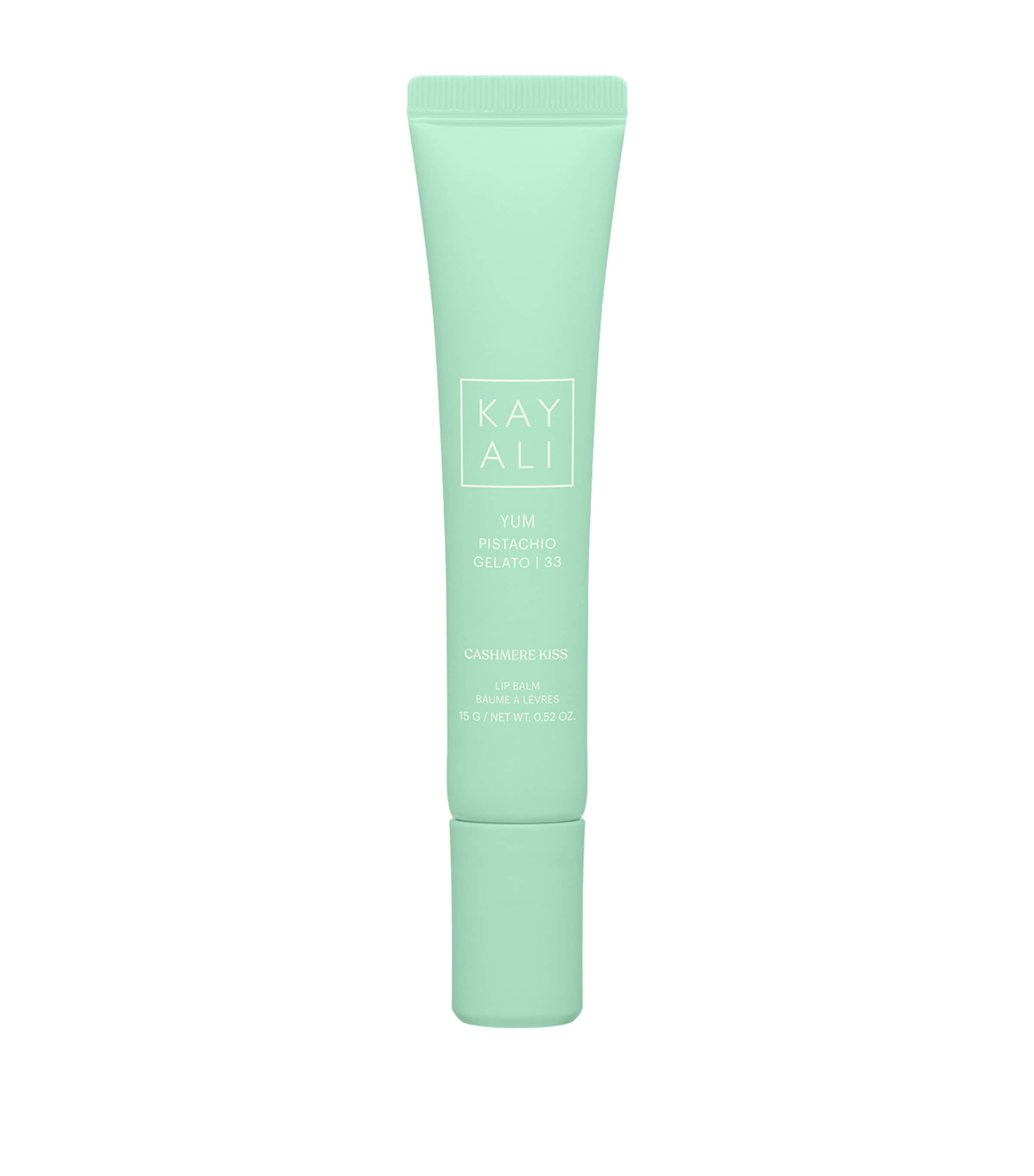 Kayali Yum Pistachio Gelato | 33 Cashmere Kiss Lip Balm Pistachio