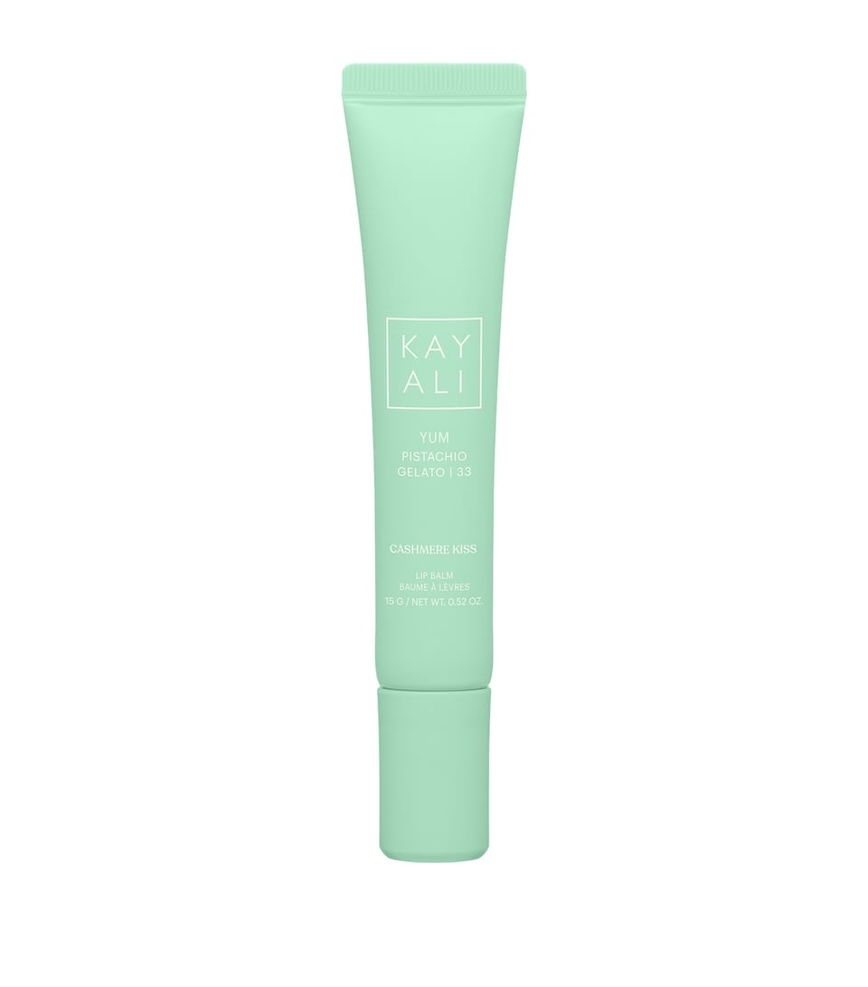 Kayali Yum Pistachio Gelato | 33 Cashmere Kiss Lip Balm Pistachio
