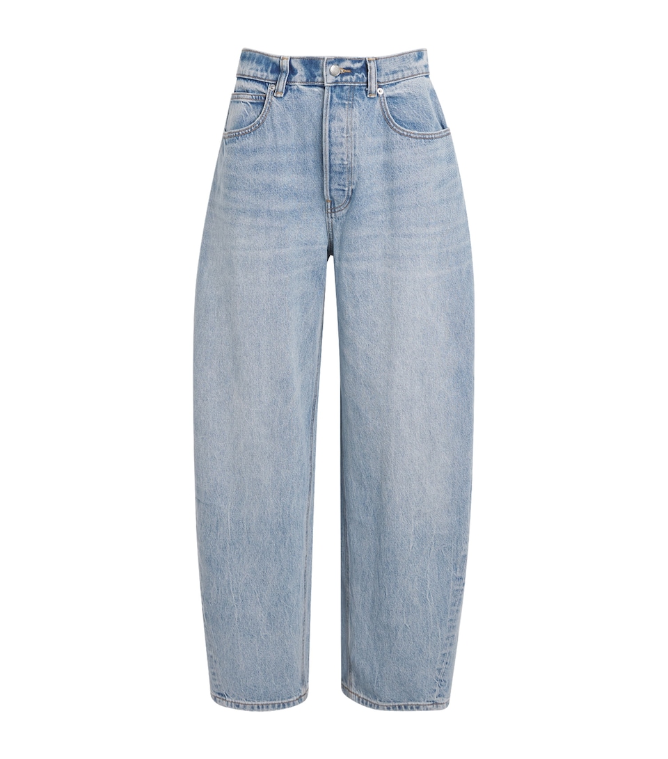 Blow Up Mid-Rise Barrel Jeans