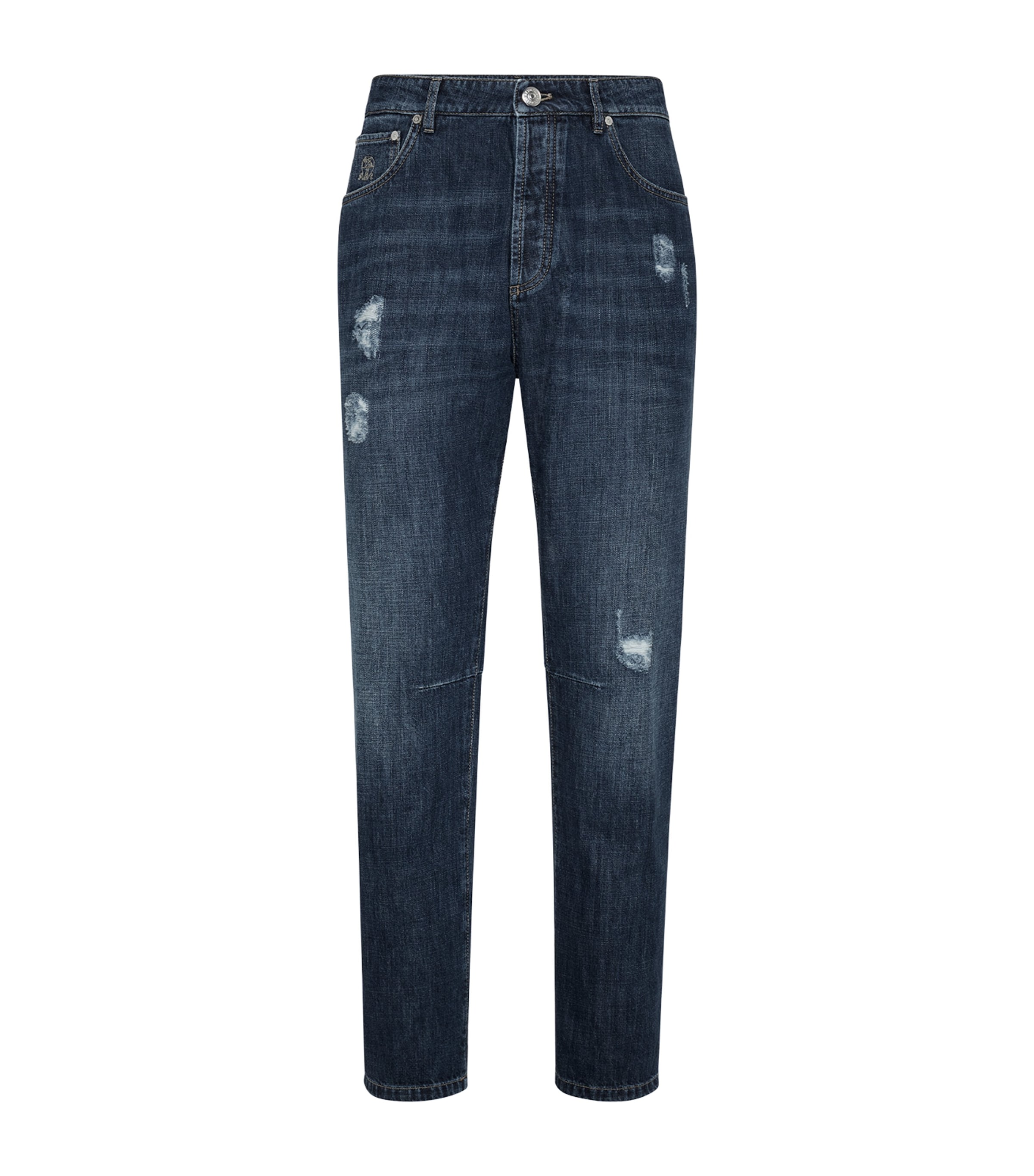 Brunello Cucinelli Cotton-Silk Comfort Jeans | Harrods UK