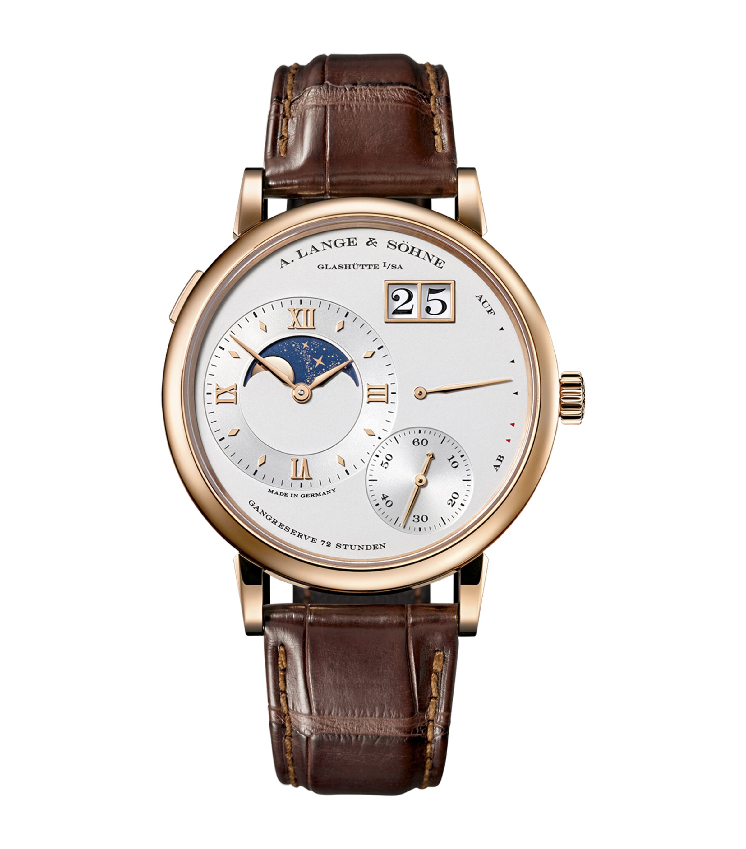 Rose Gold Lange 1 Moon Phase Watch 41mm
