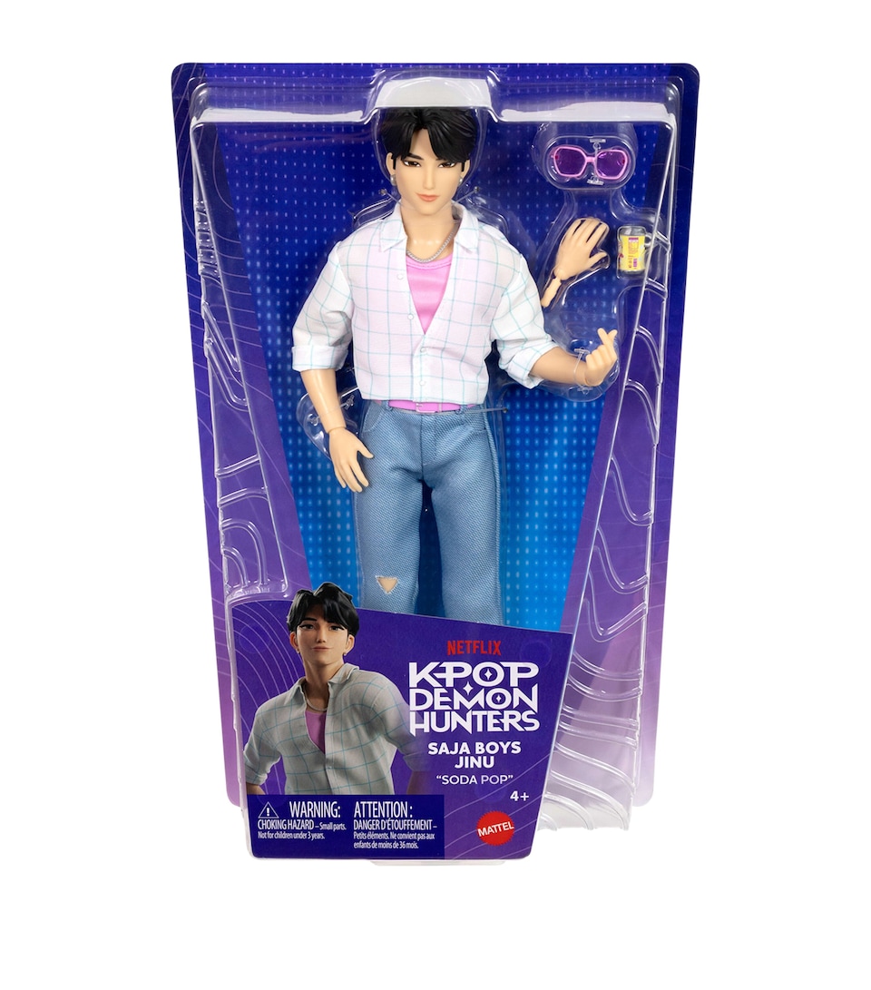 K-pop KPop Demon Hunters Jinu Soda Pop Doll
