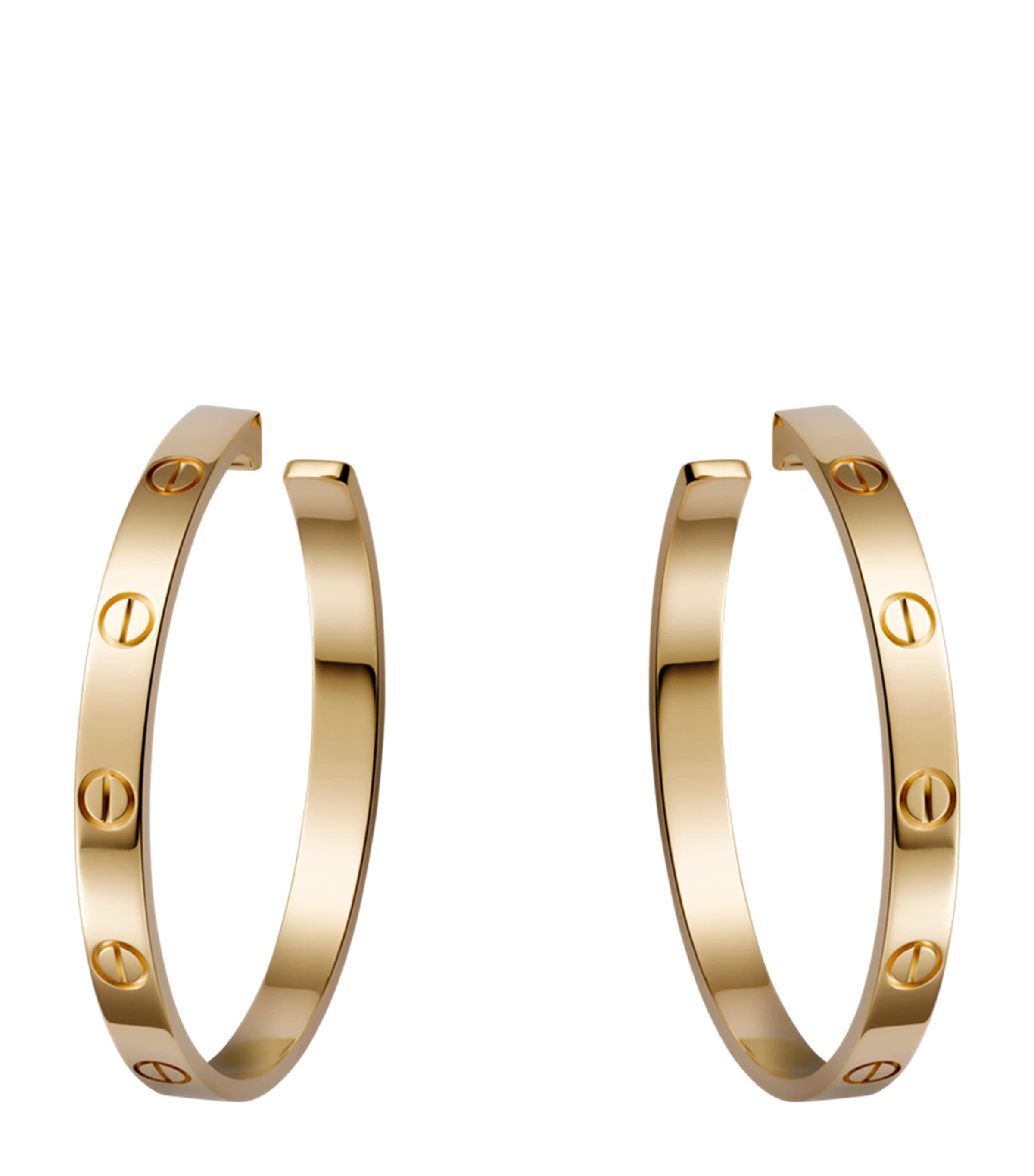 Cartier Yellow Gold LOVE Hoop Earrings Yellow Gold