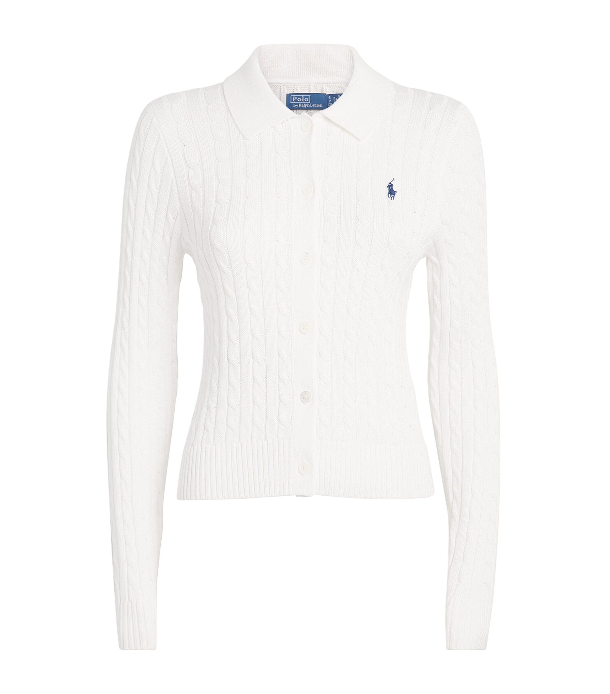 Cotton Cable-Knit Cardigan