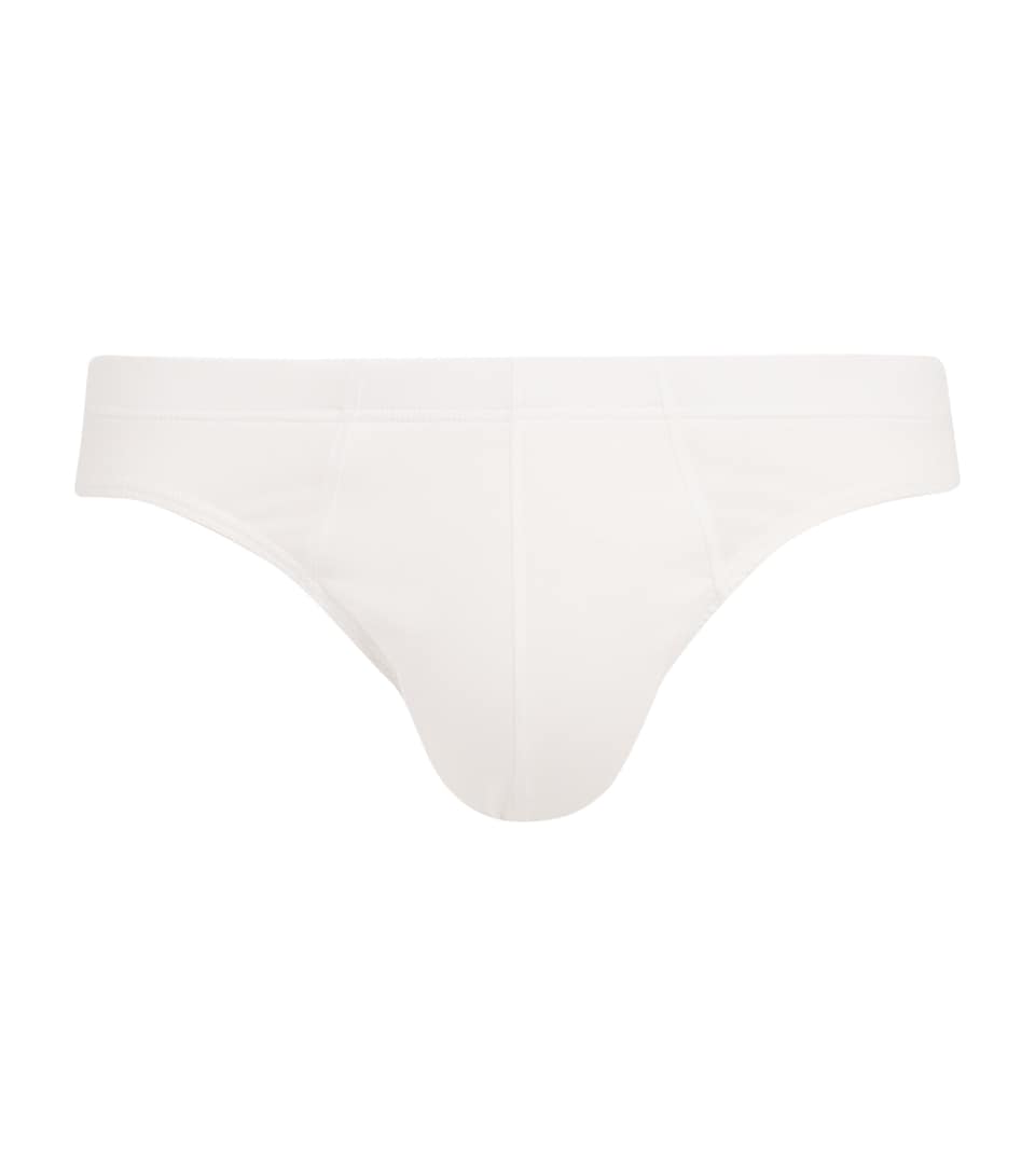 Hanro Mens Cotton Sensation Briefs White