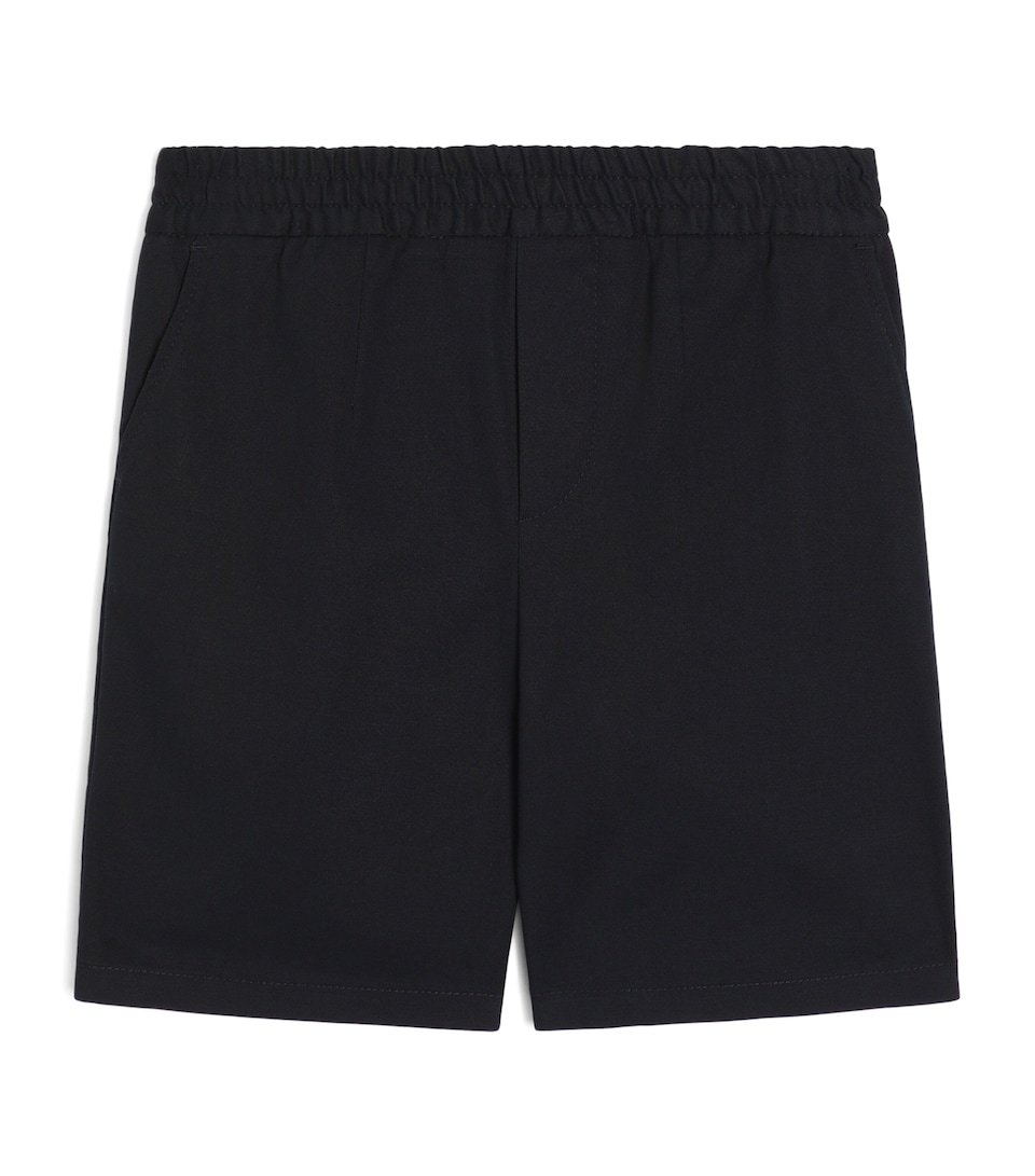 Dolce&Gabbana Kids Cotton Bermuda Shorts (8-14 Years) Very Dark Blue