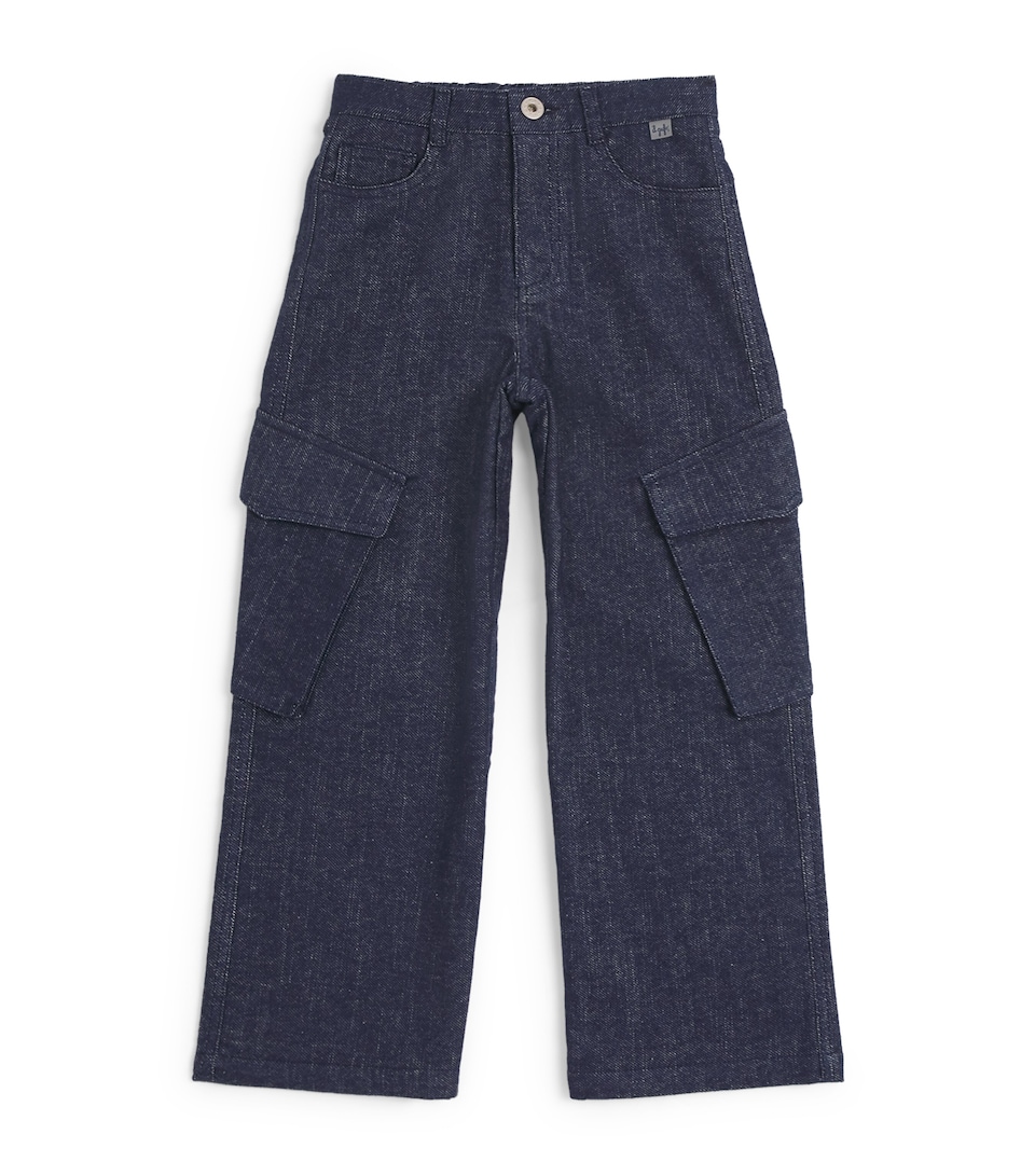 Cotton-Blend Cargo Trousers (2-14 Years)