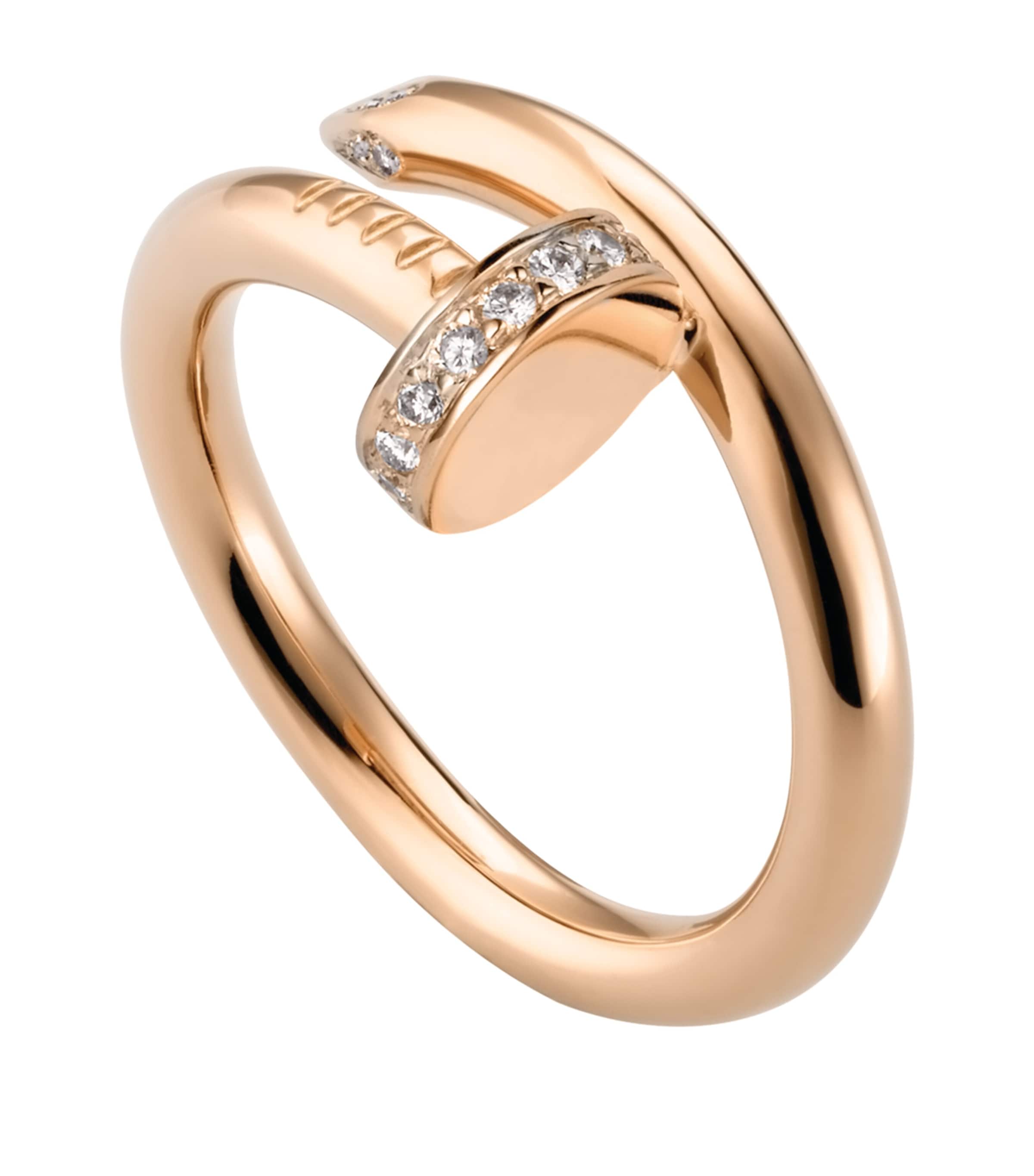 Rose Gold and Diamond Juste un Clou Ring