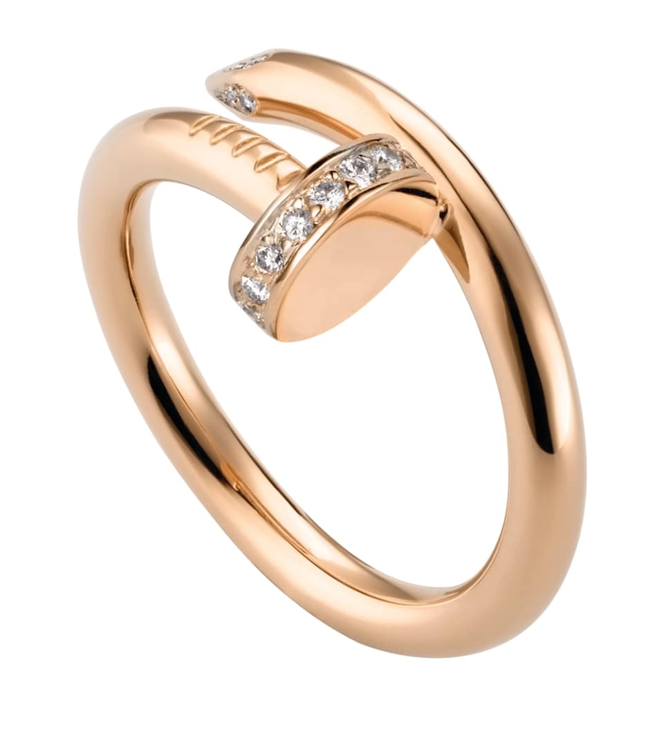 Rose Gold and Diamond Juste un Clou Ring