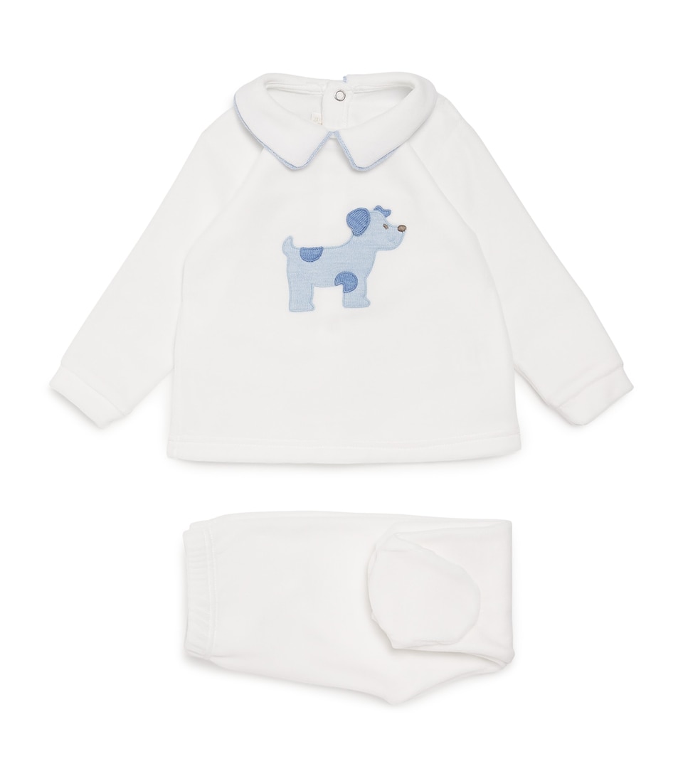 Cotton-Blend Dog Top and Trousers Set (1-24 Months)