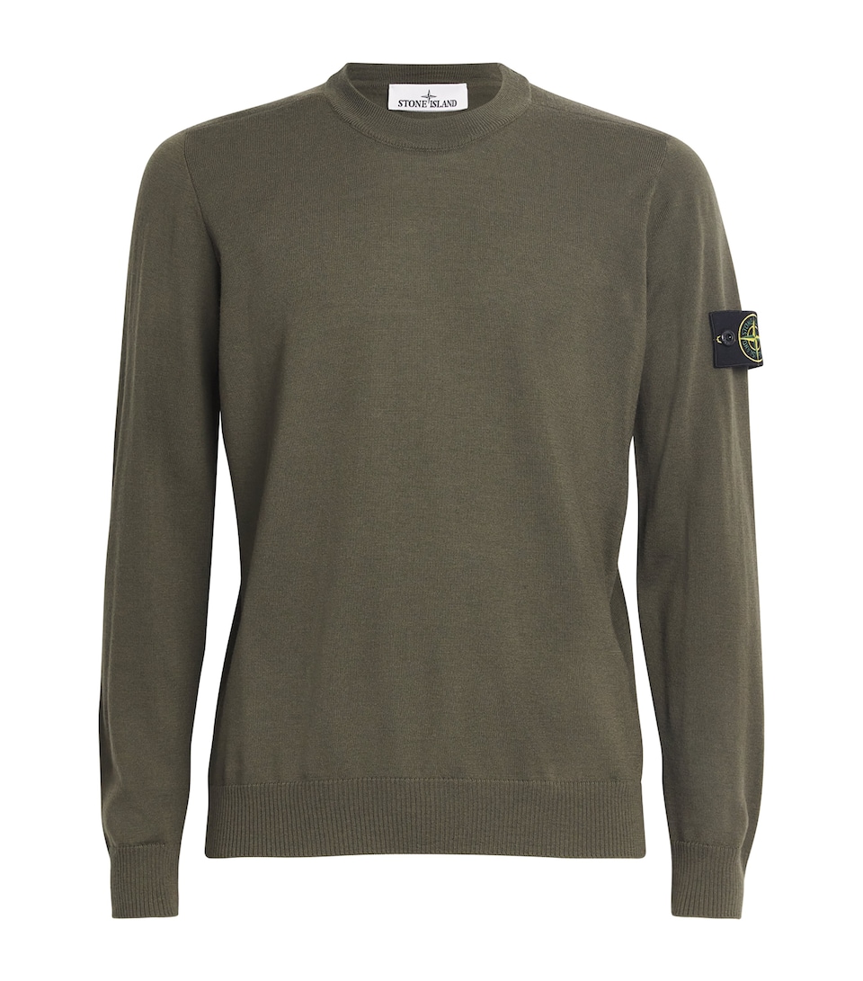 Virgin Wool Crew-Neck Sweater