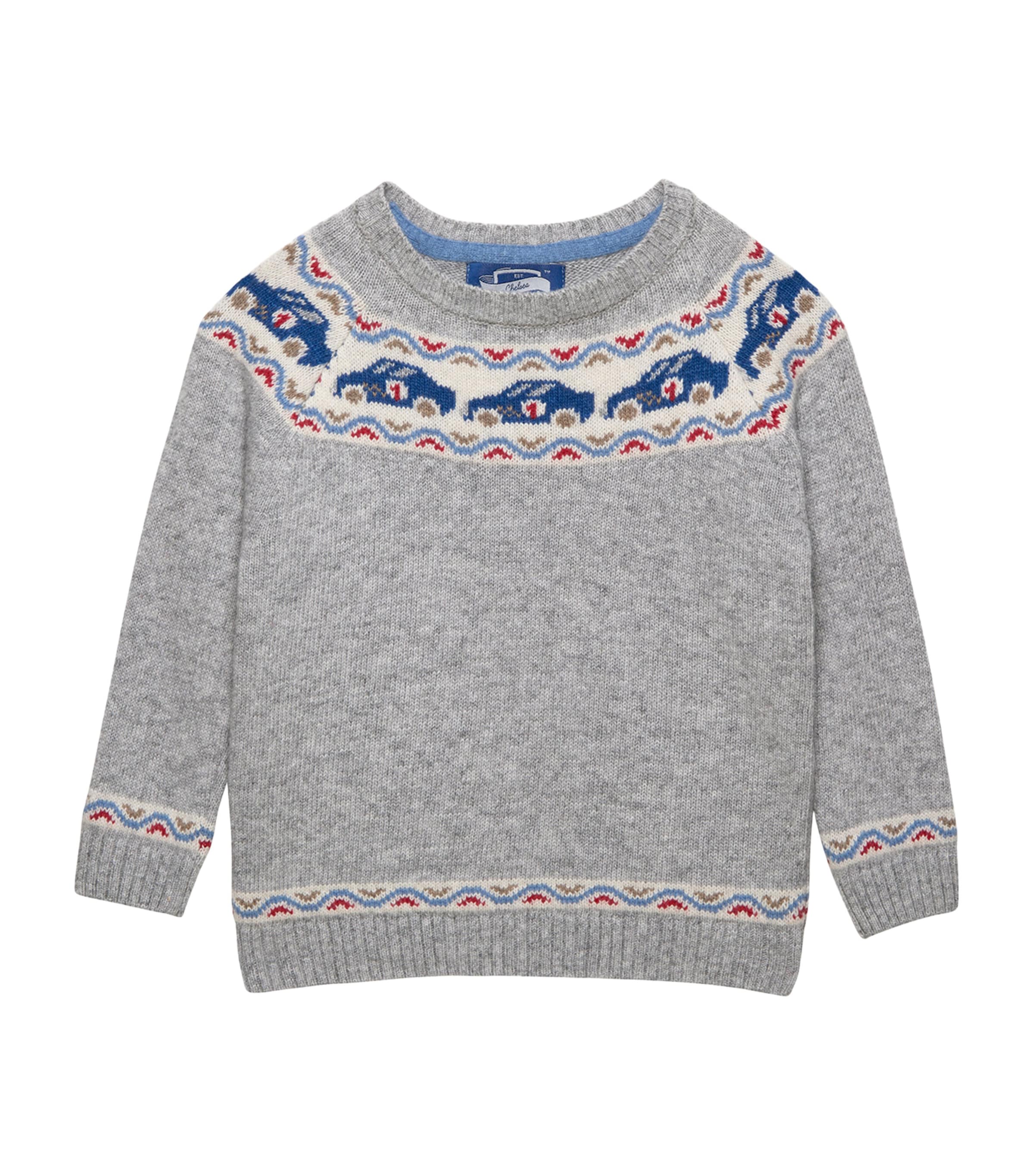 Wool-Blend Fair Isle Sebastian Sweater (6-11 Years)