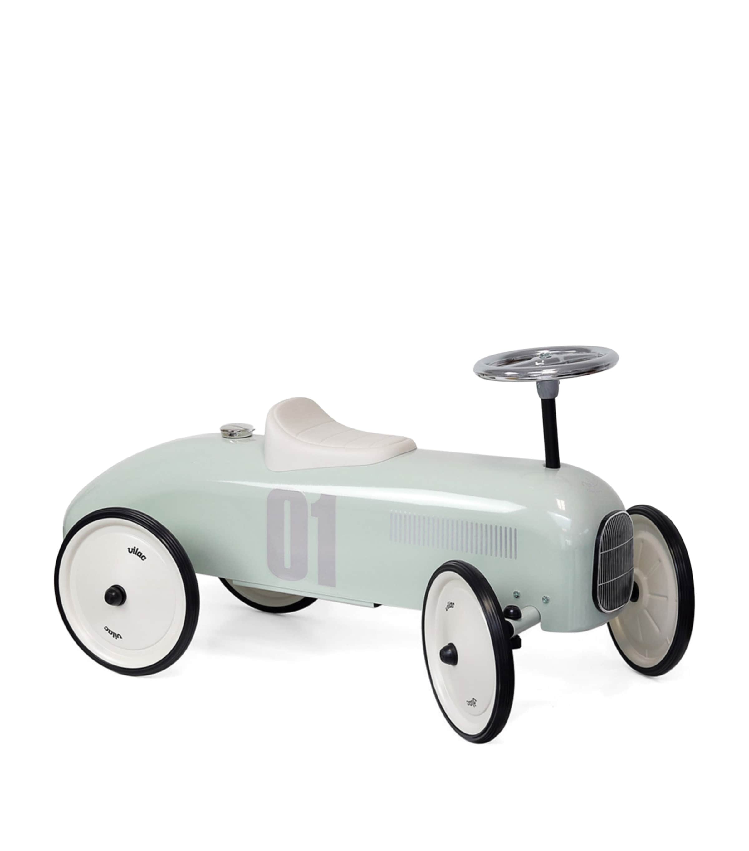 vilac Metal Ride-On Car Red