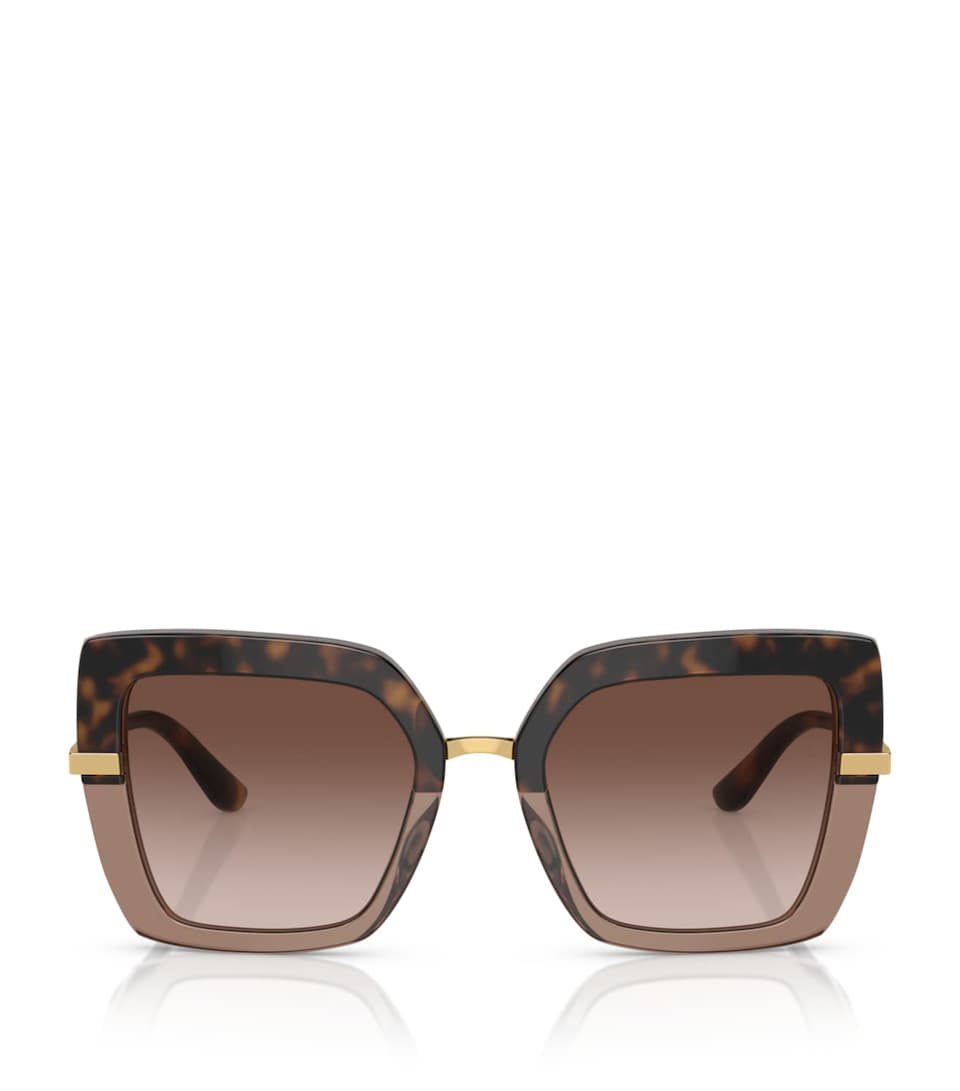 Dolce&Gabbana Tortoiseshell Square Sunglasses