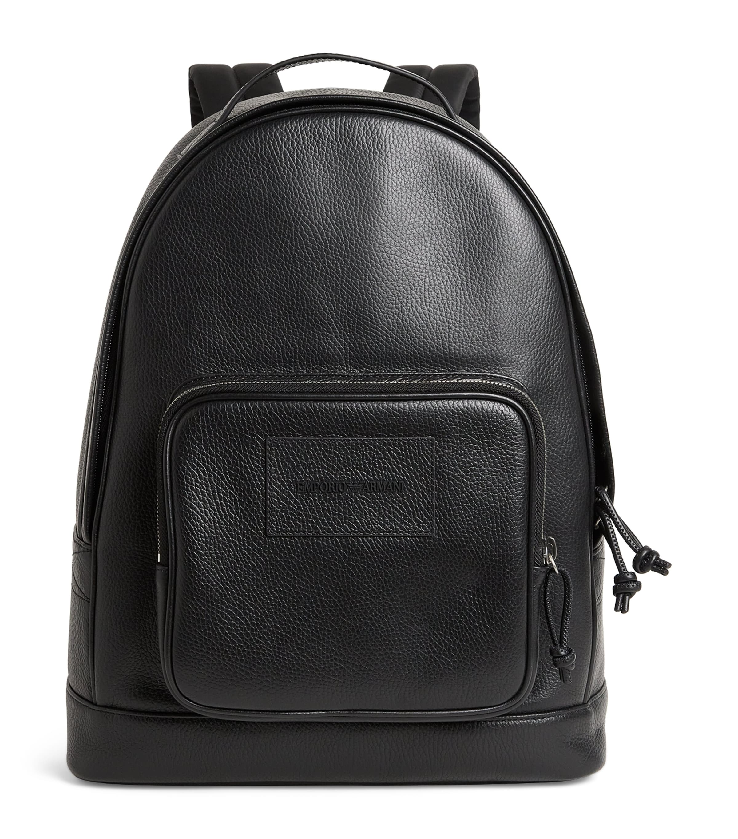 Emporio Armani Leather Backpack