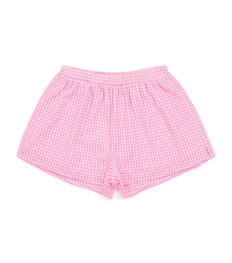 Cotton Gingham Elara Shorts (3-16 Years)