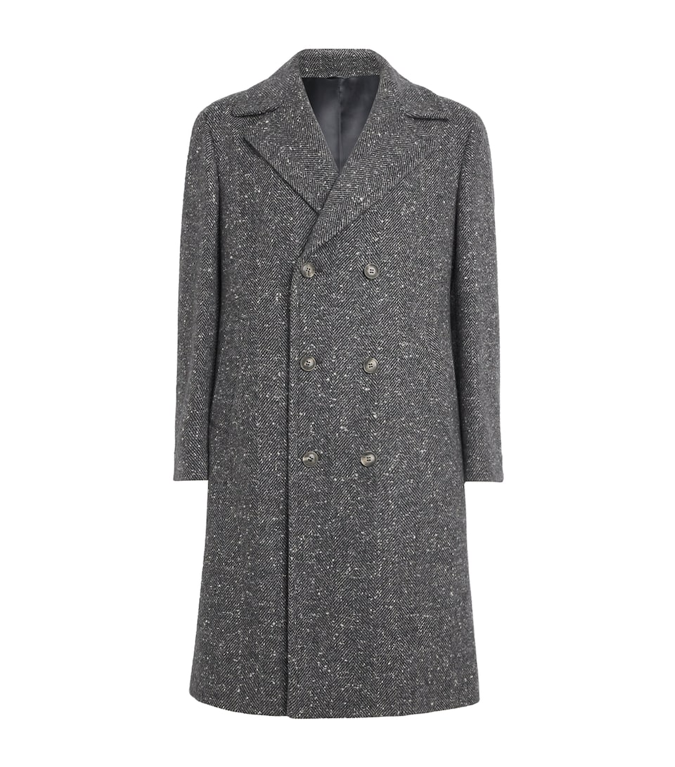 Cashmere Tweed Overcoat
